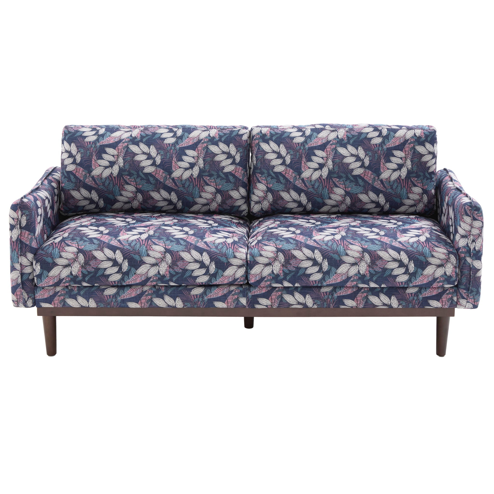 2 Seater Loveseat Sofa With Spacious Seating Area