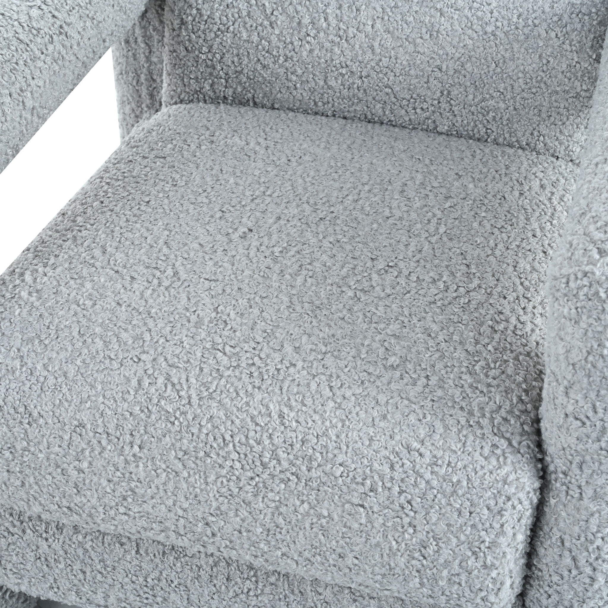 Push Back Recliner Armchair Upholstered Recliner Chair Single Sofa With Adjustable Backrest