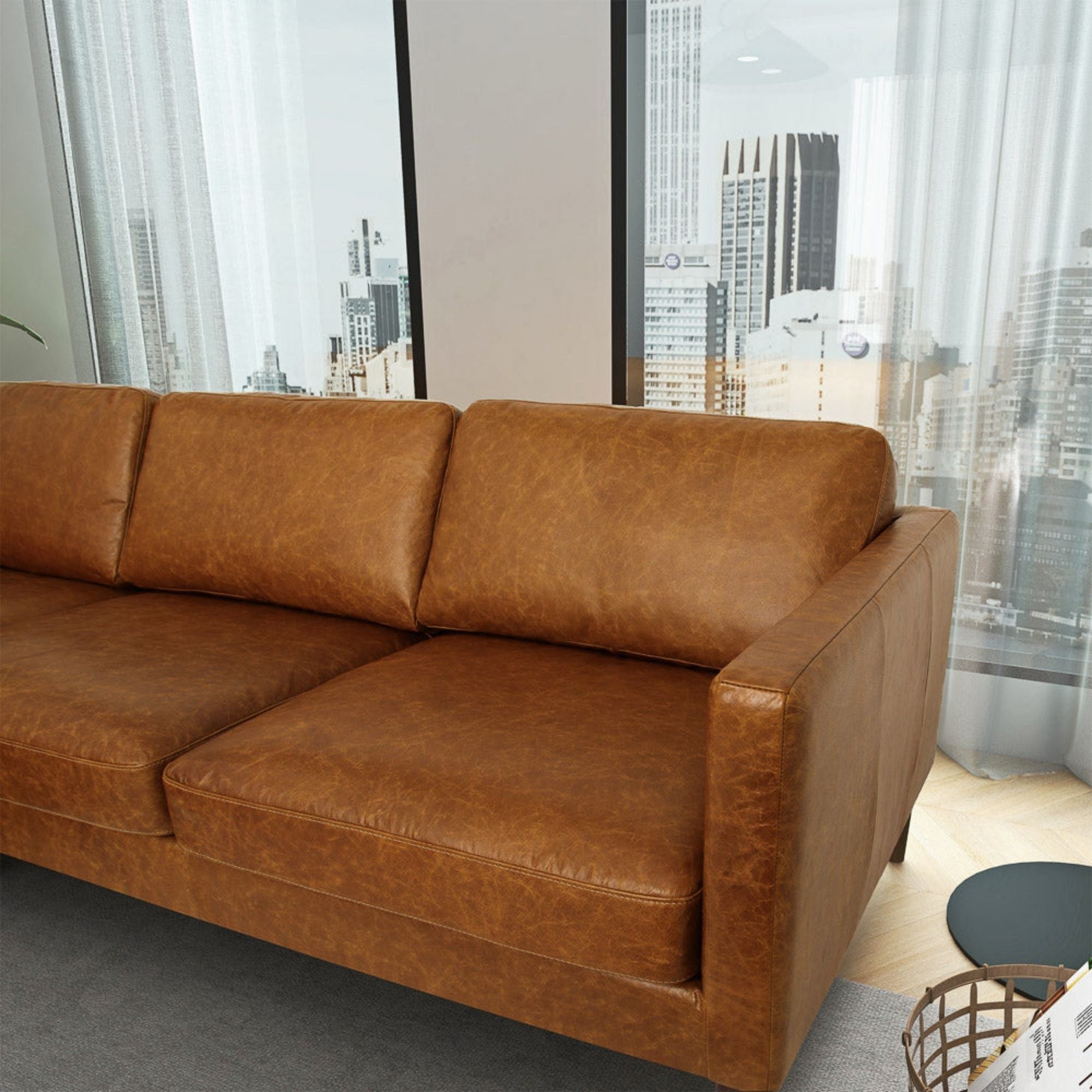 Juno - Waxy Sectional Sofa