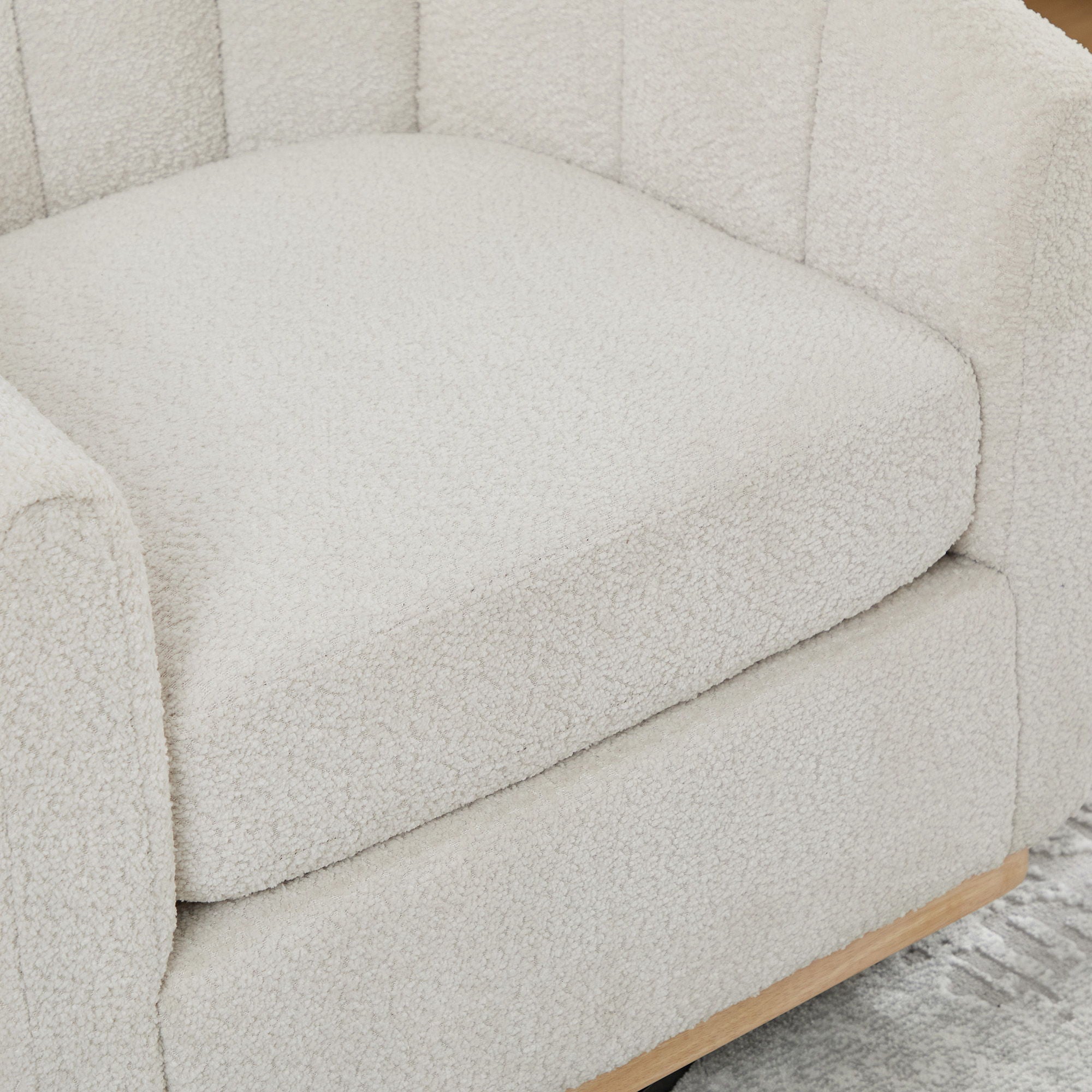 360° Swivel Upholstered Barrel Chair