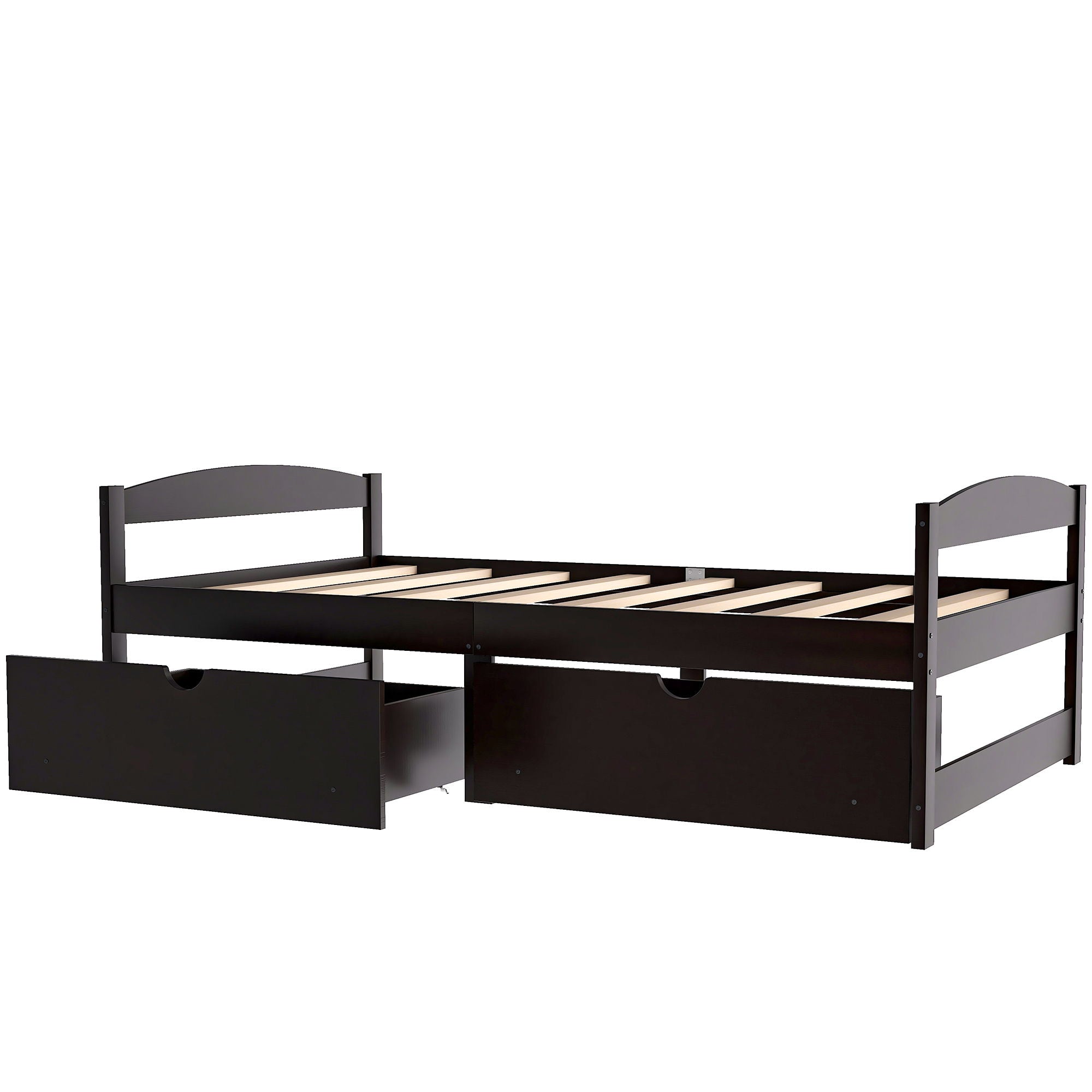 Platform Bed With 2 Drawers