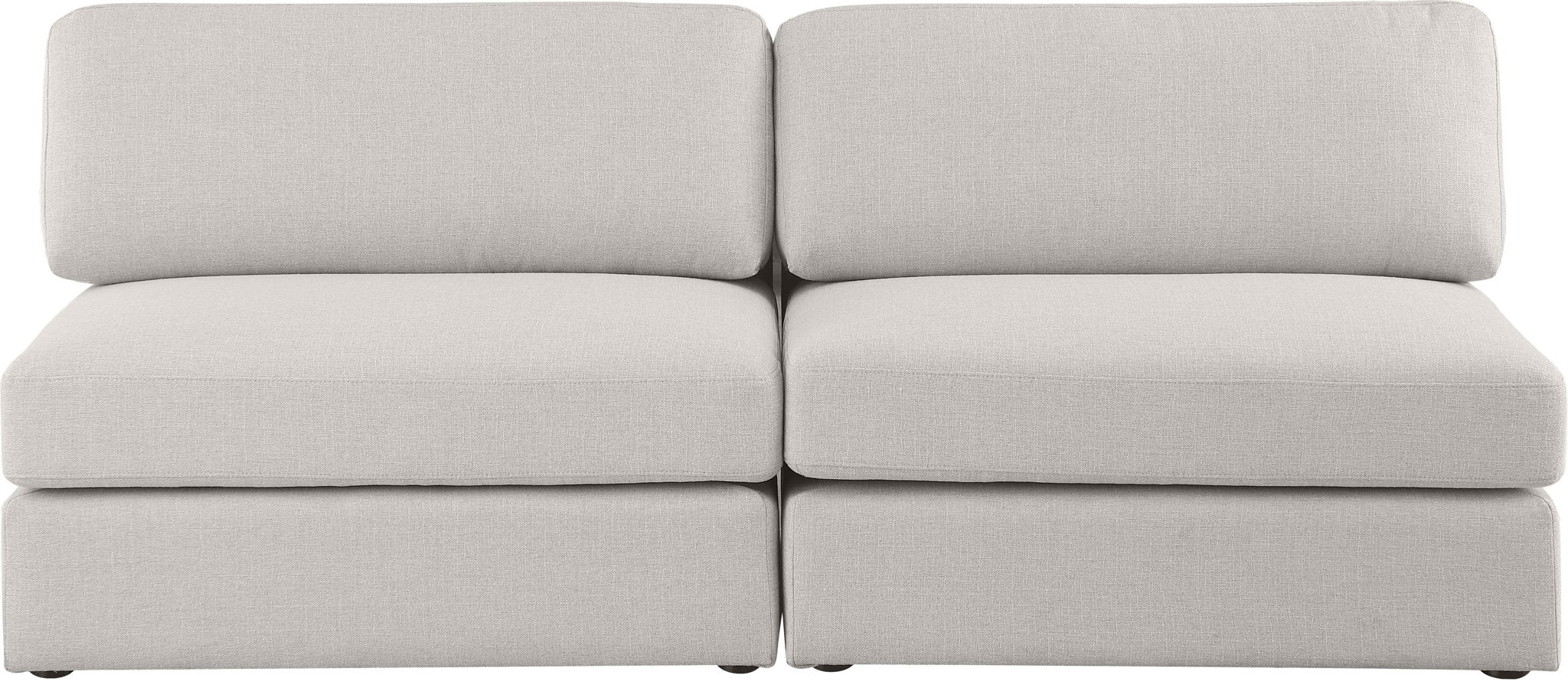 Beckham - Modular 2 Seat Armless Sofa