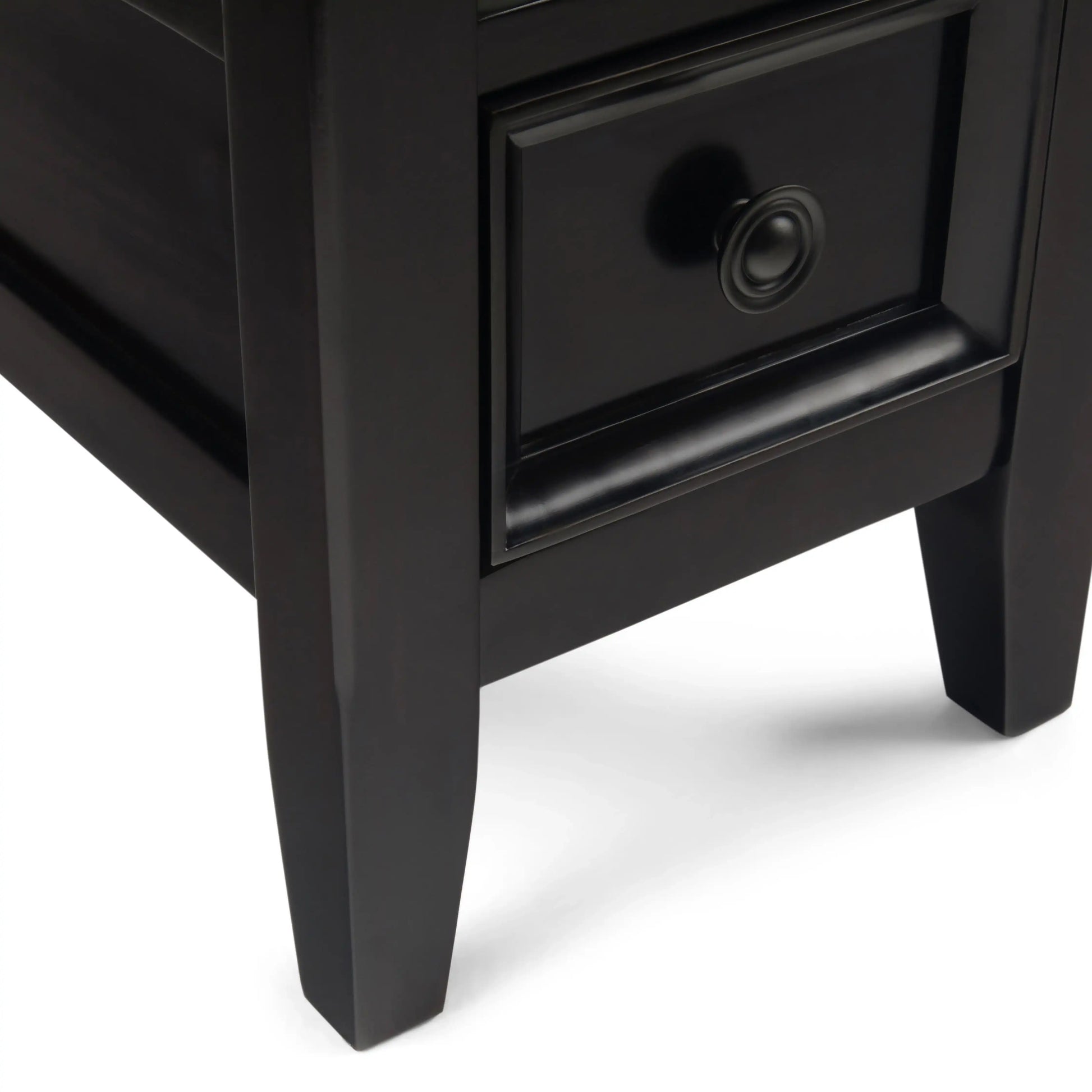Amherst - Narrow Side Table - Hickory Brown - Best Buy Furniture