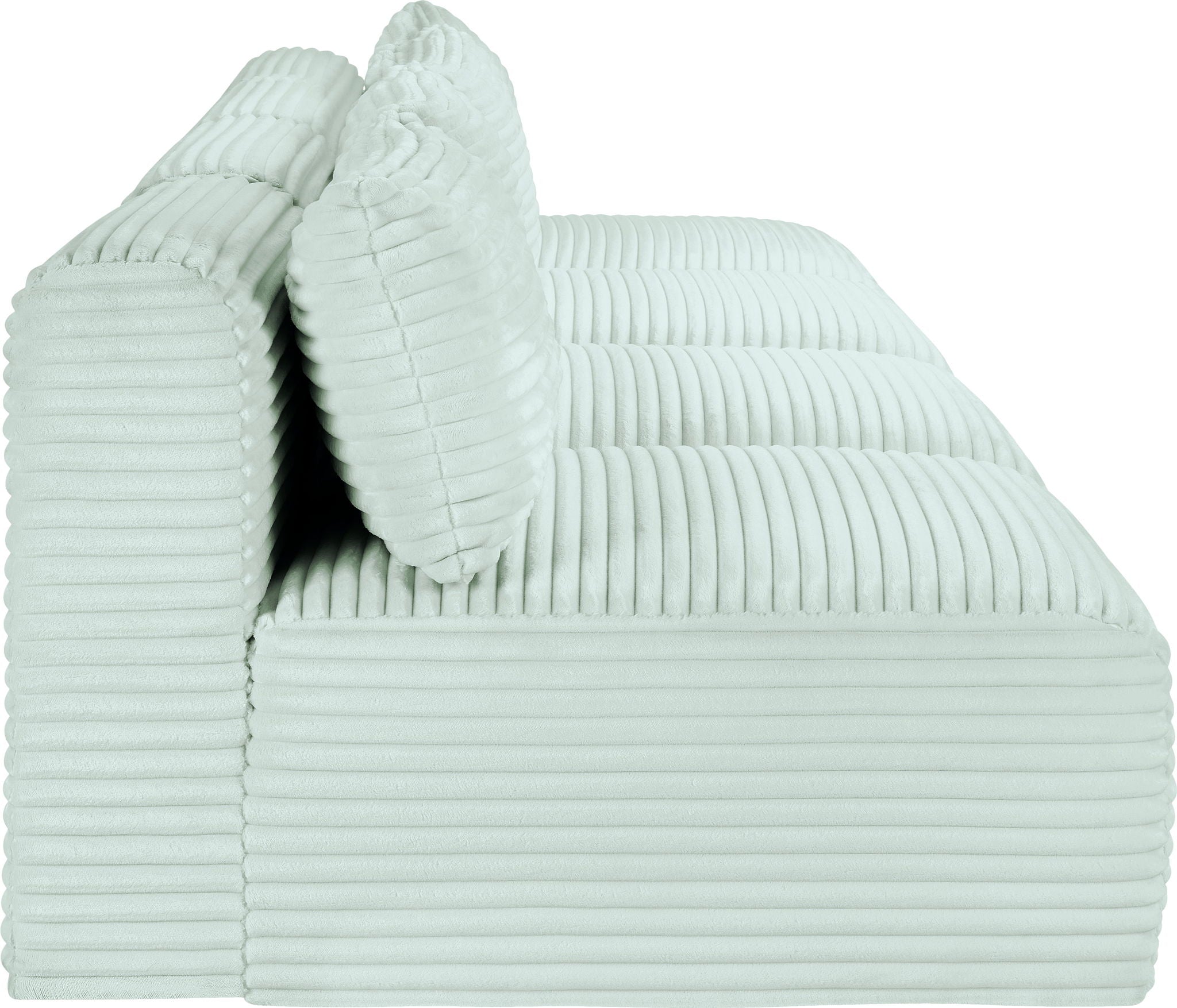 Shaggy - 4 Seat Modular Armless Sofa