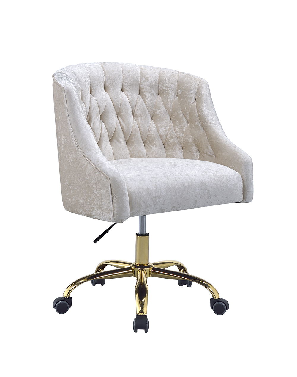 Levian - Office Chair - Cream / Gold - Best Buy Furniture