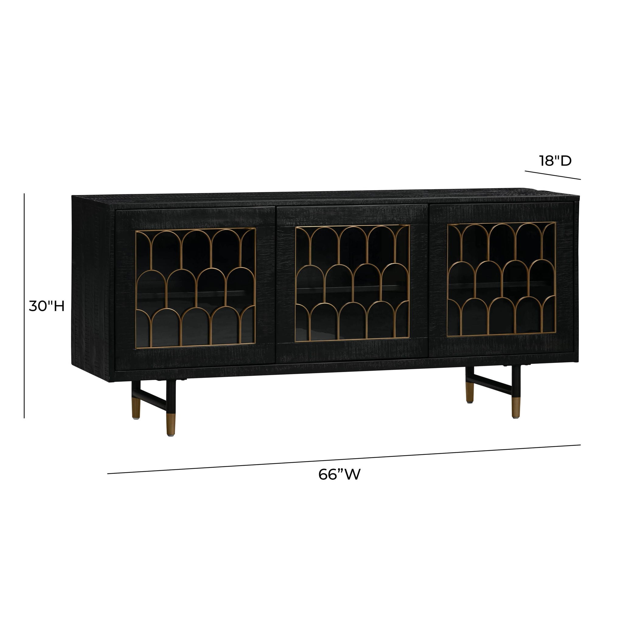 Gatsby - Wood Buffet - Black