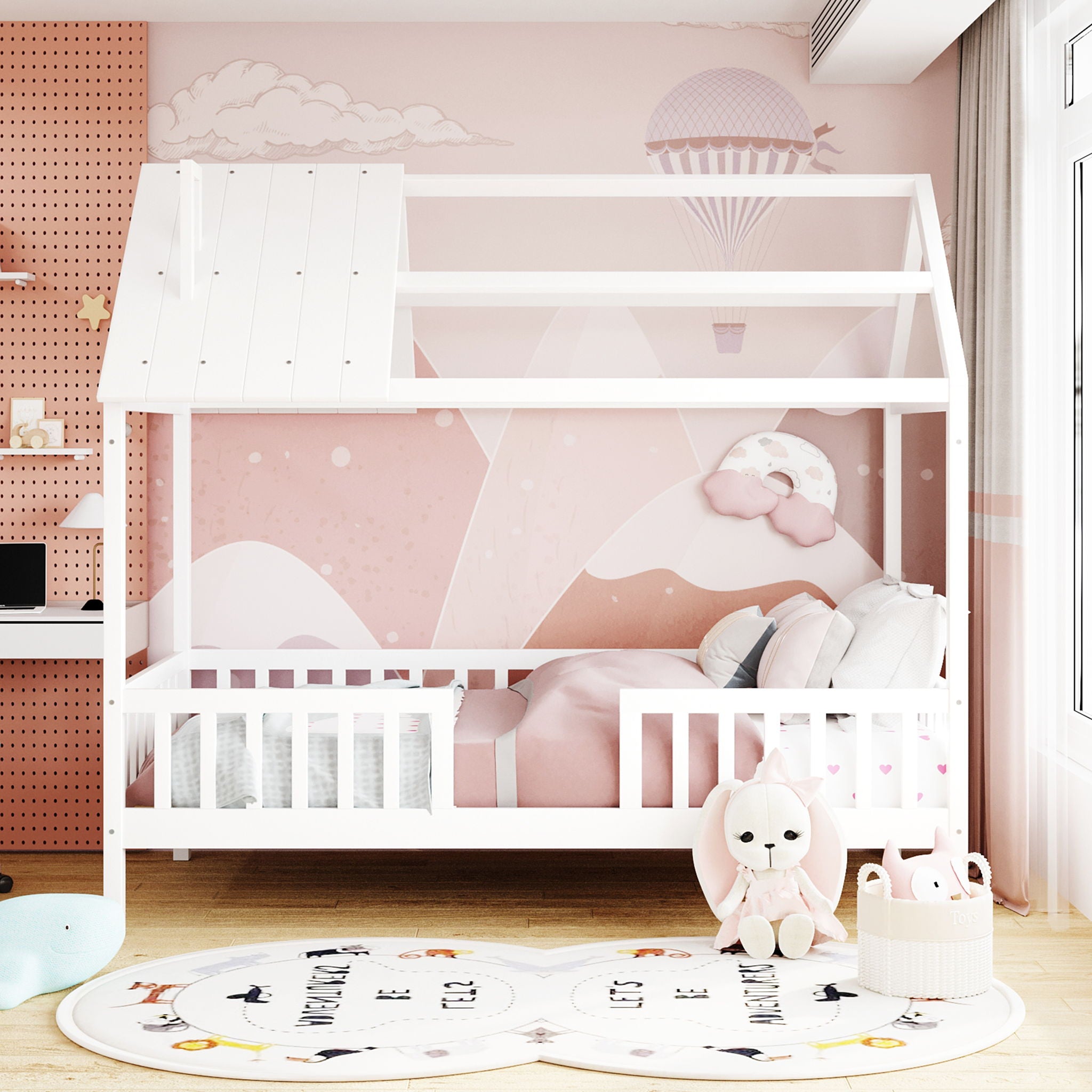 House Bed With Fence