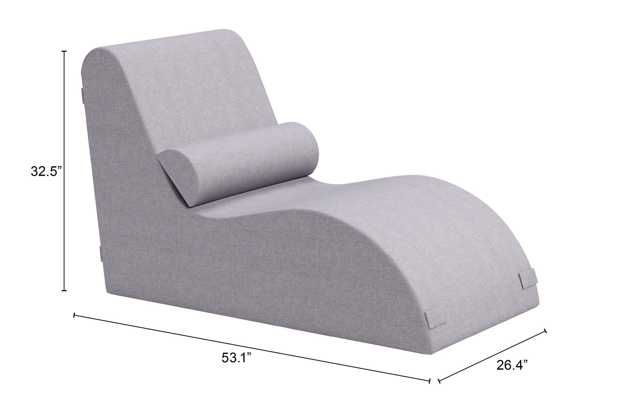 Luanda - Outdoor Lounge Chair - Gray