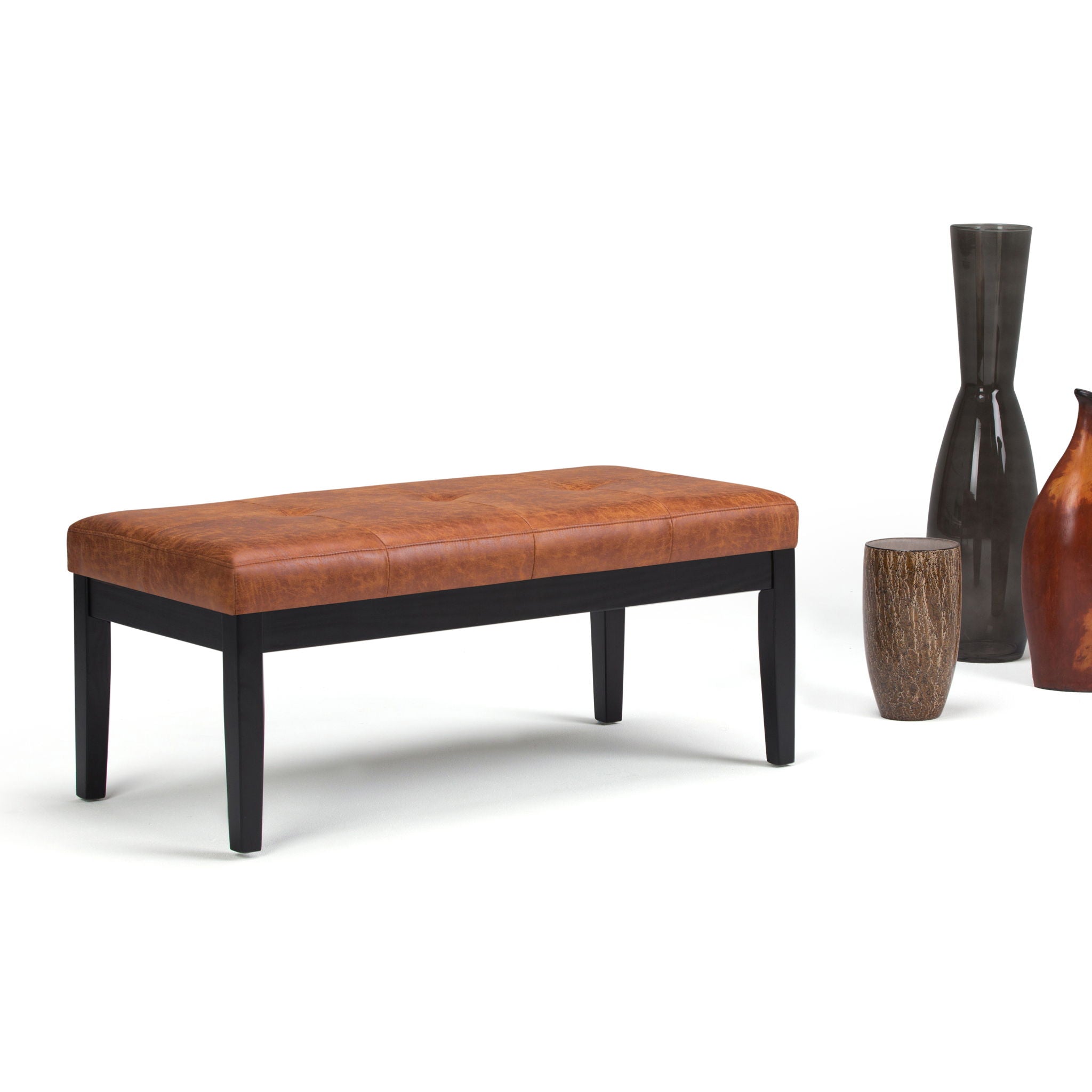 Lacey - Upholstered Tufted Ottoman Bench - Best Buy Furniture