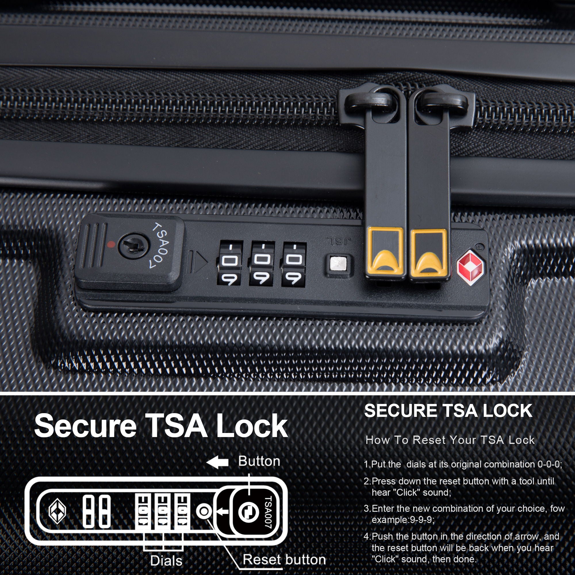 Carry On Luggage Suitcase With Tsa Approved With Wheels