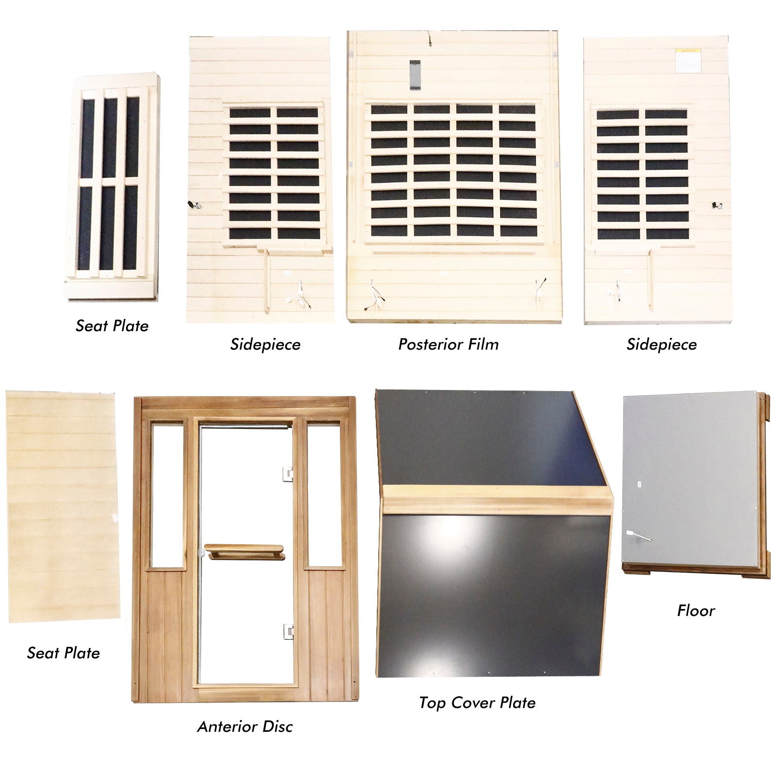 Outdoor DoubleCedar Far Infrared Sauna Room - Natural