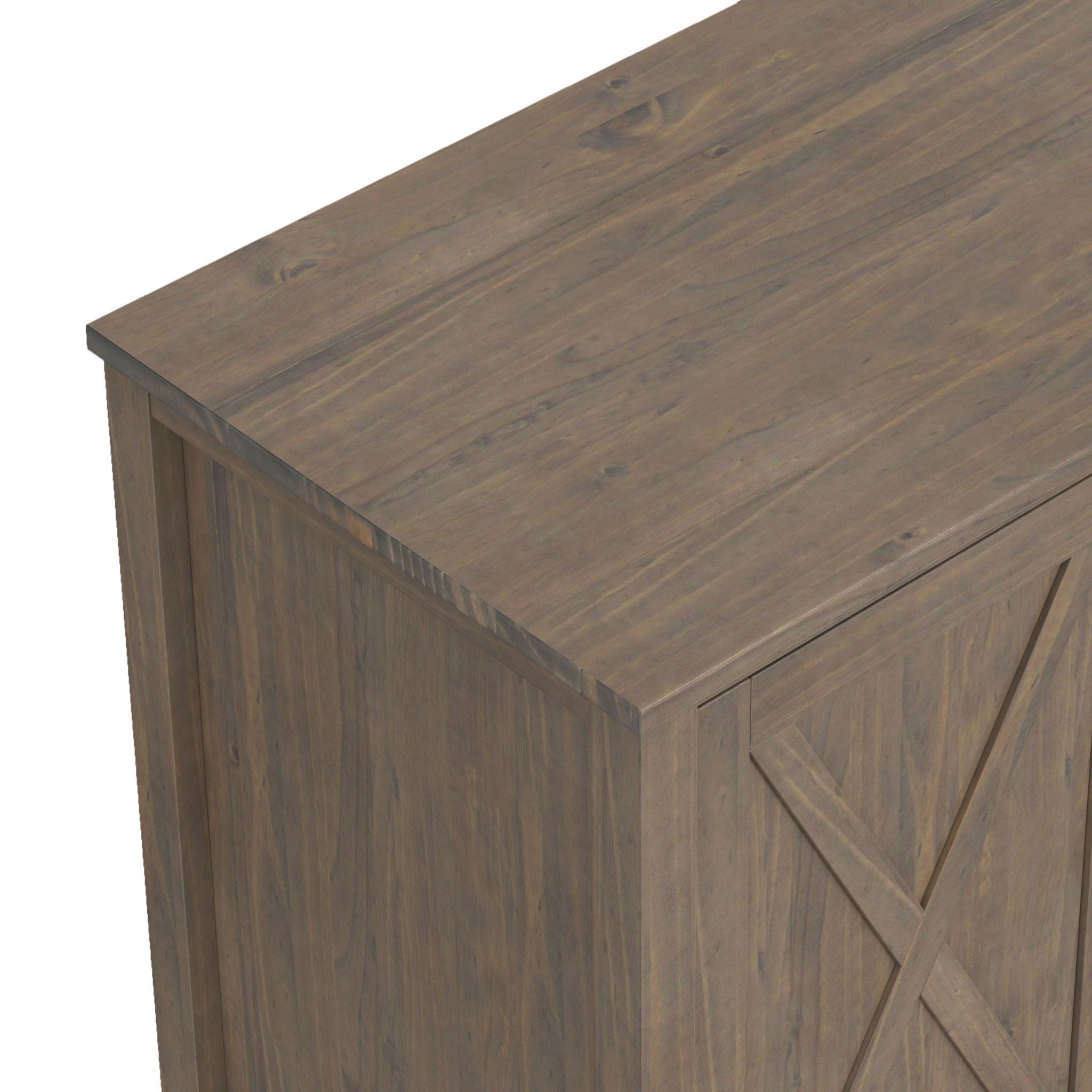Ela - Medium TV Stand - Smoky Brown