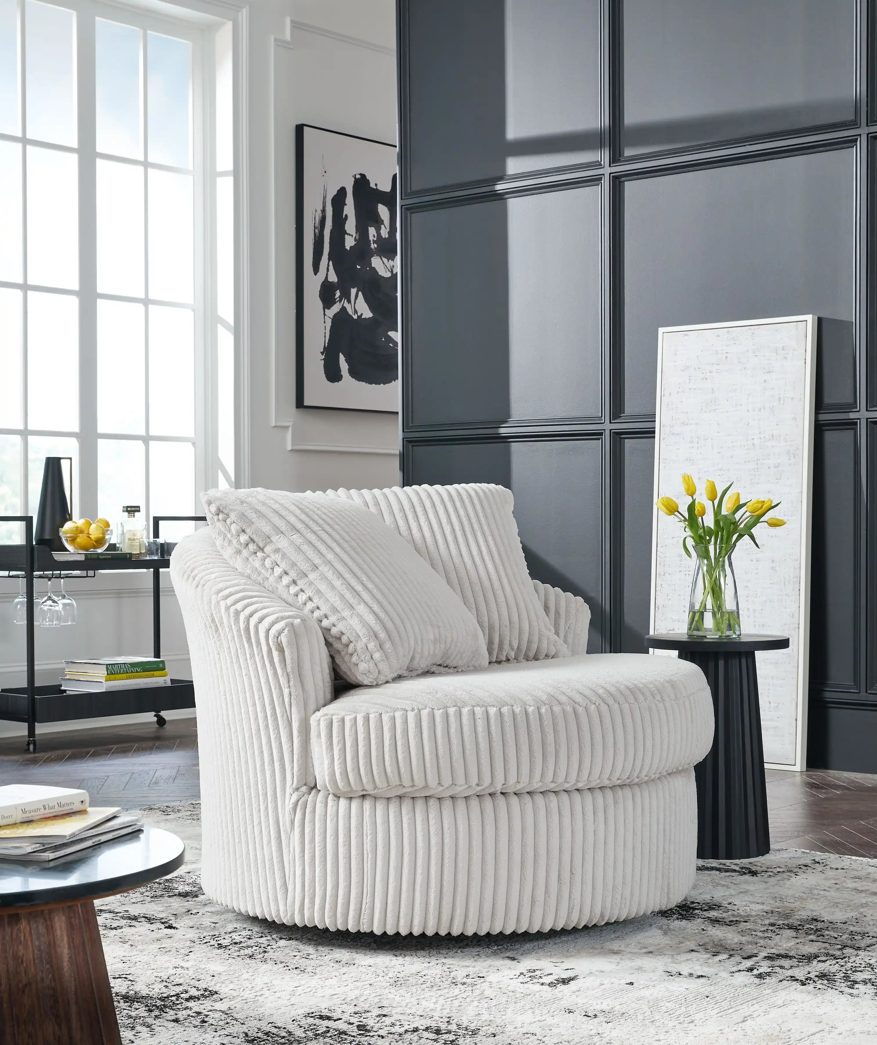 Gramwell - Swivel Chair - Best Buy Furniture