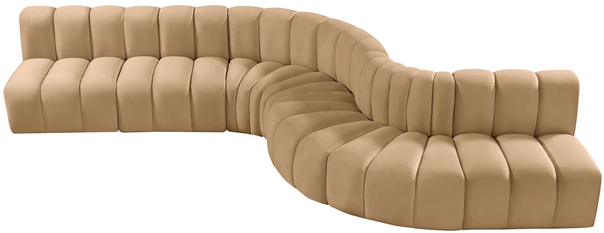 Arc - Velvet 7 Piece Modular Sofa