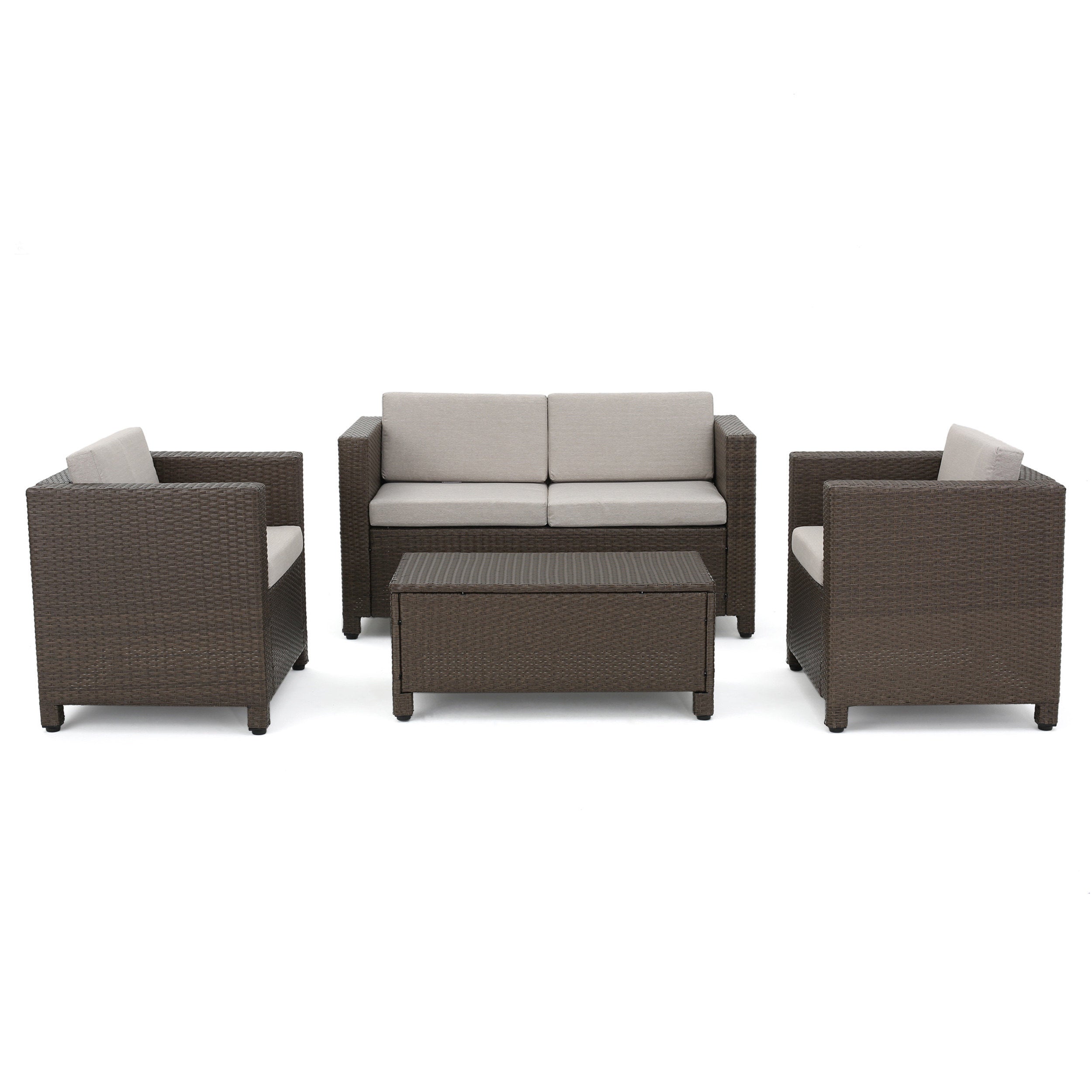 4 Piece Outdoor Set (Beige)