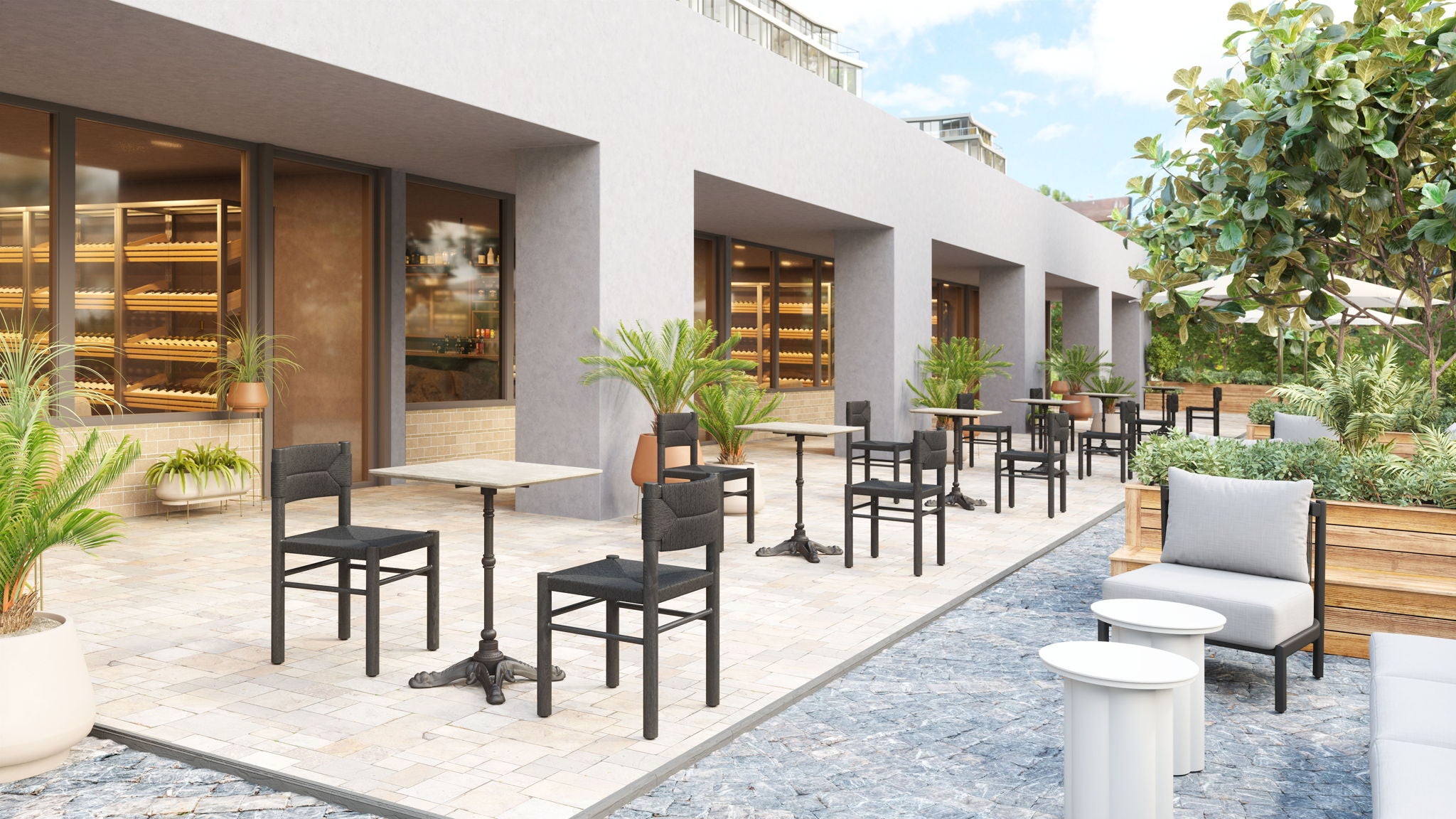 Alfresco - Dining Table - Gray