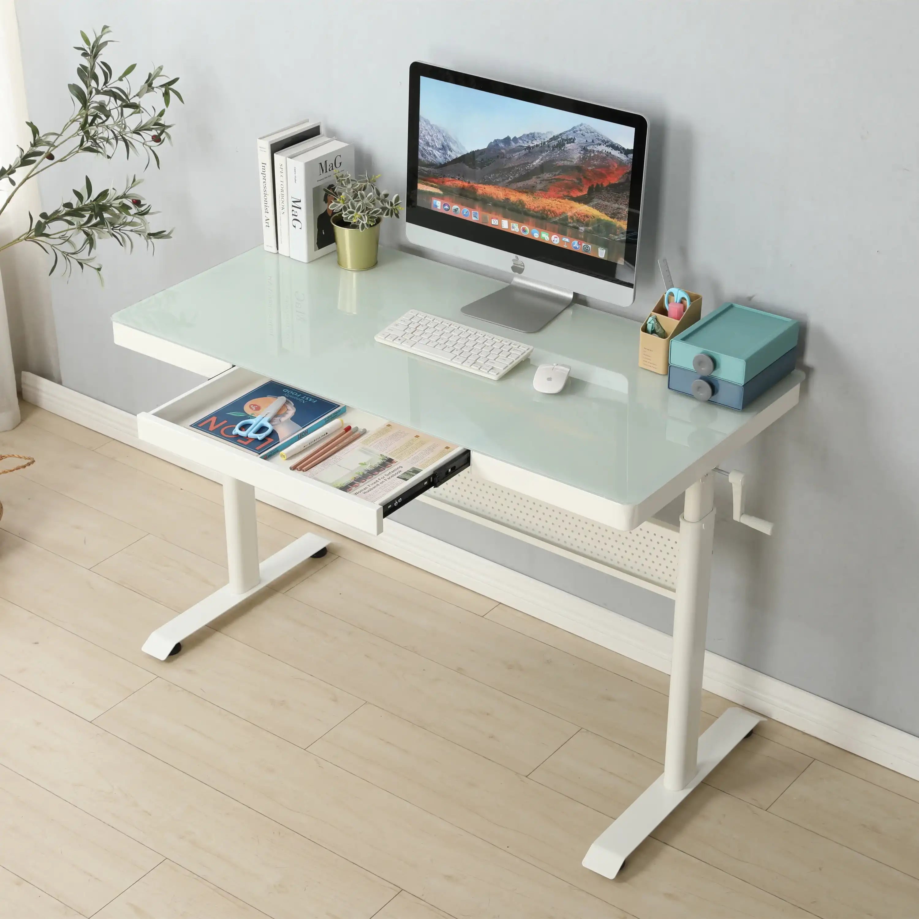 Amiee Adjustable Home Office Desk