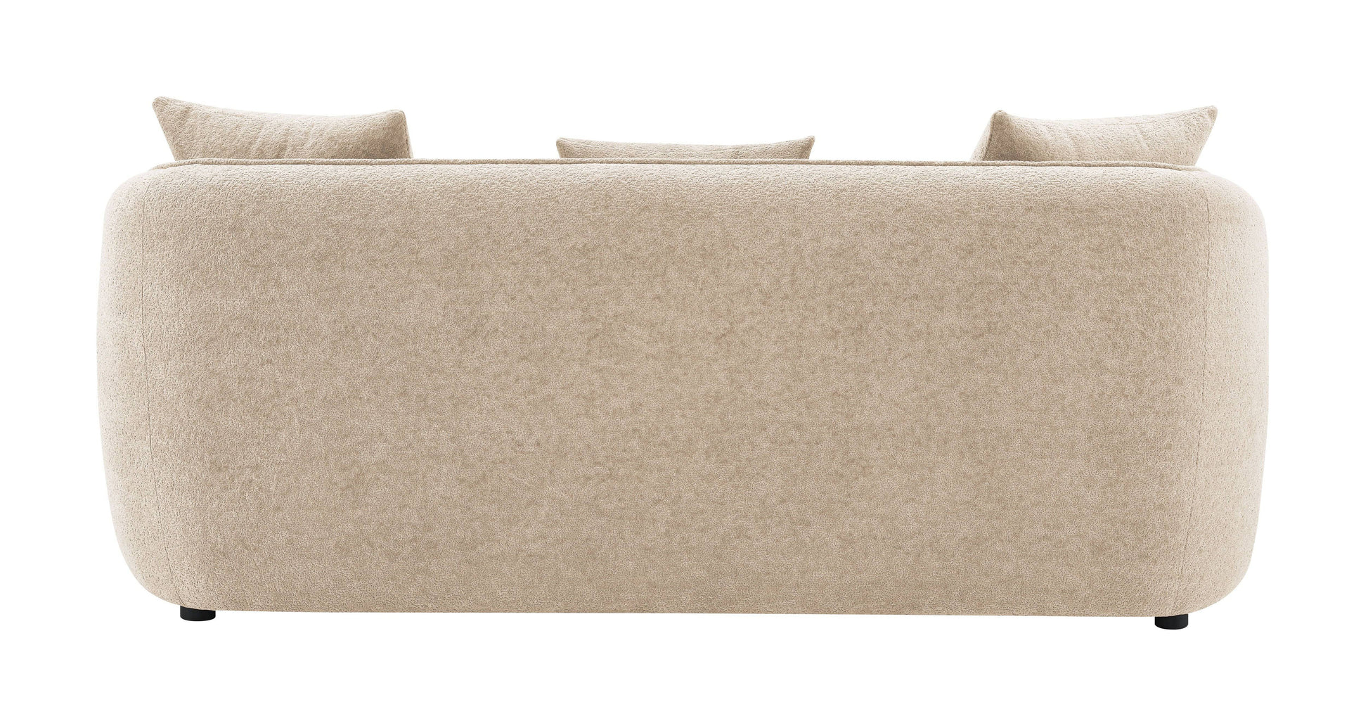 Keith - Chenille Sofa With 3 Matching Color Toss Pillows - Best Buy Furniture