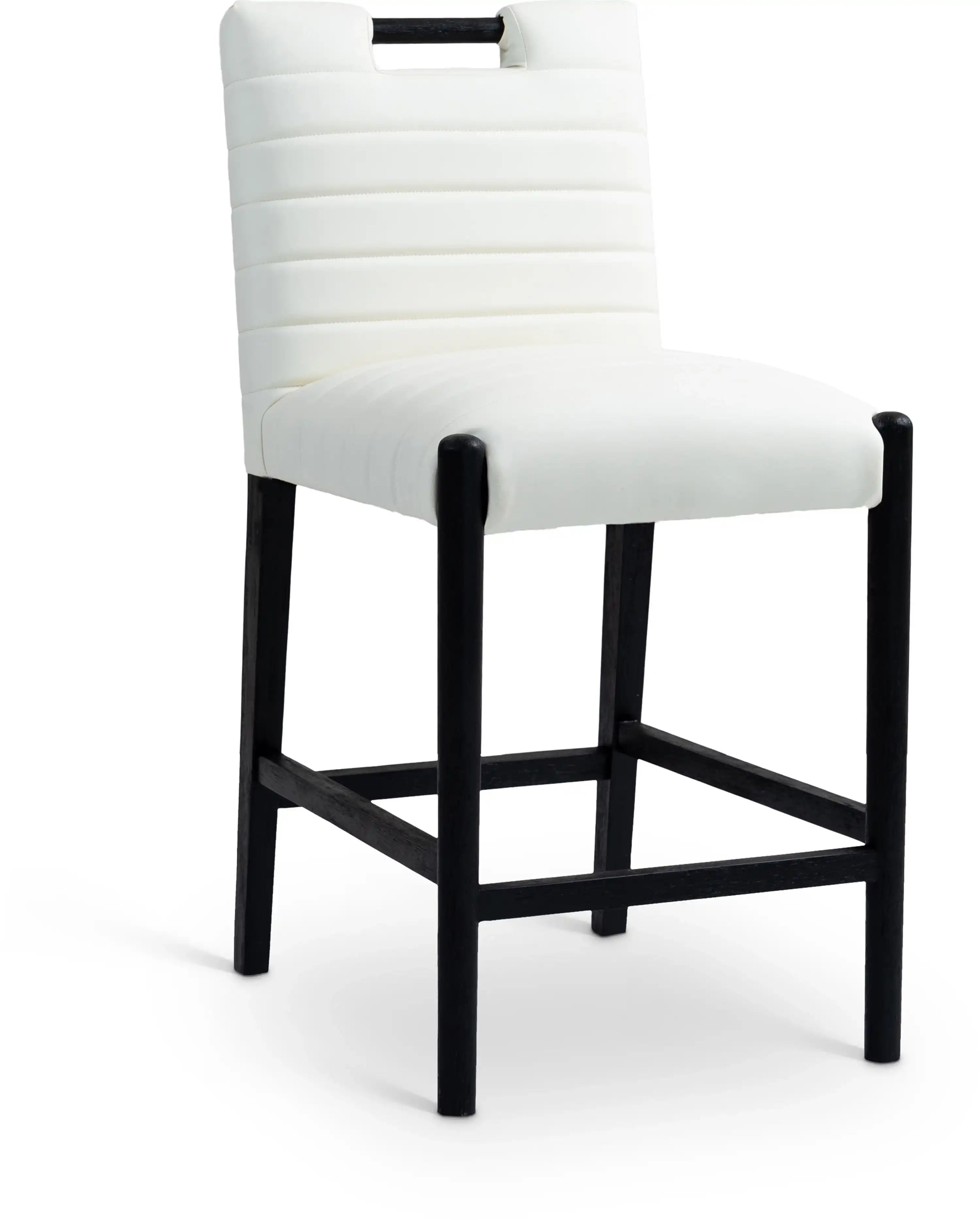 Aimee - Counter Stool - Black Legs