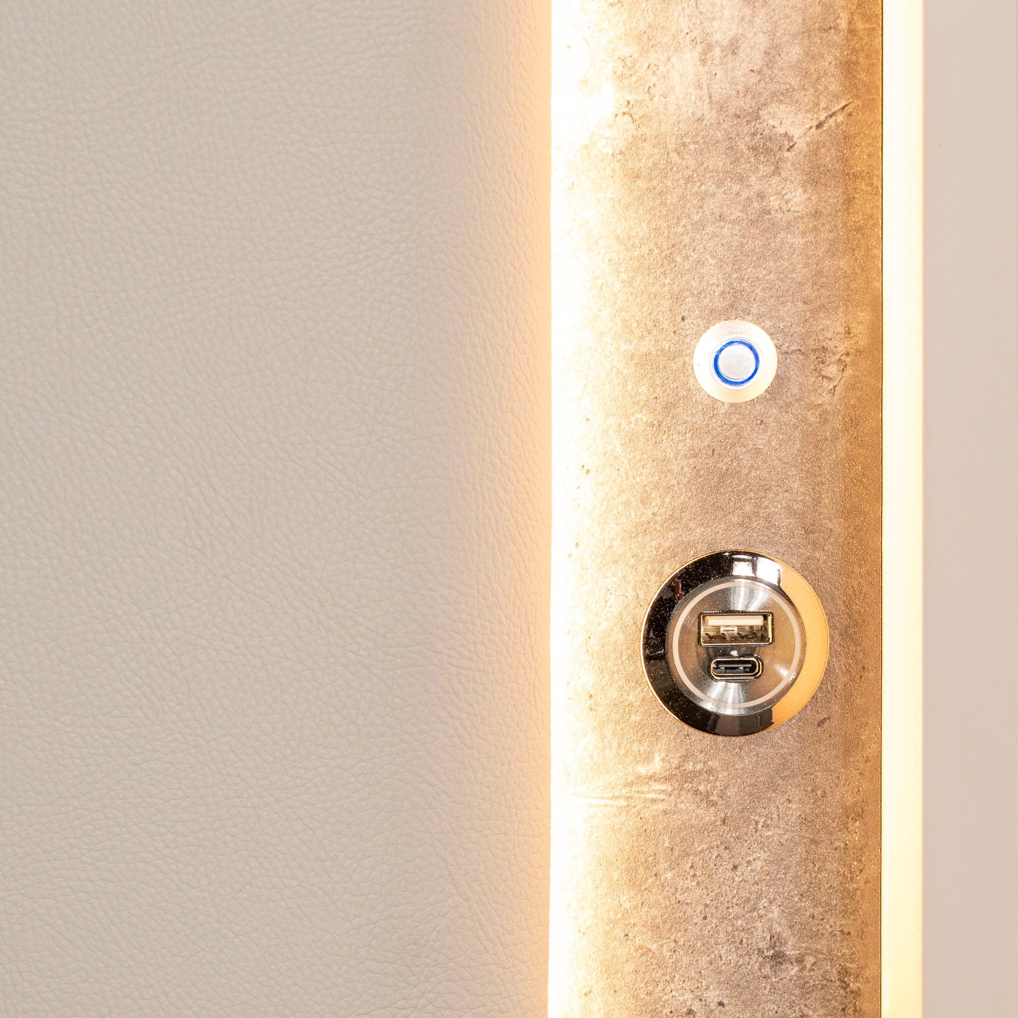 Pavira - Bed With LED Lights