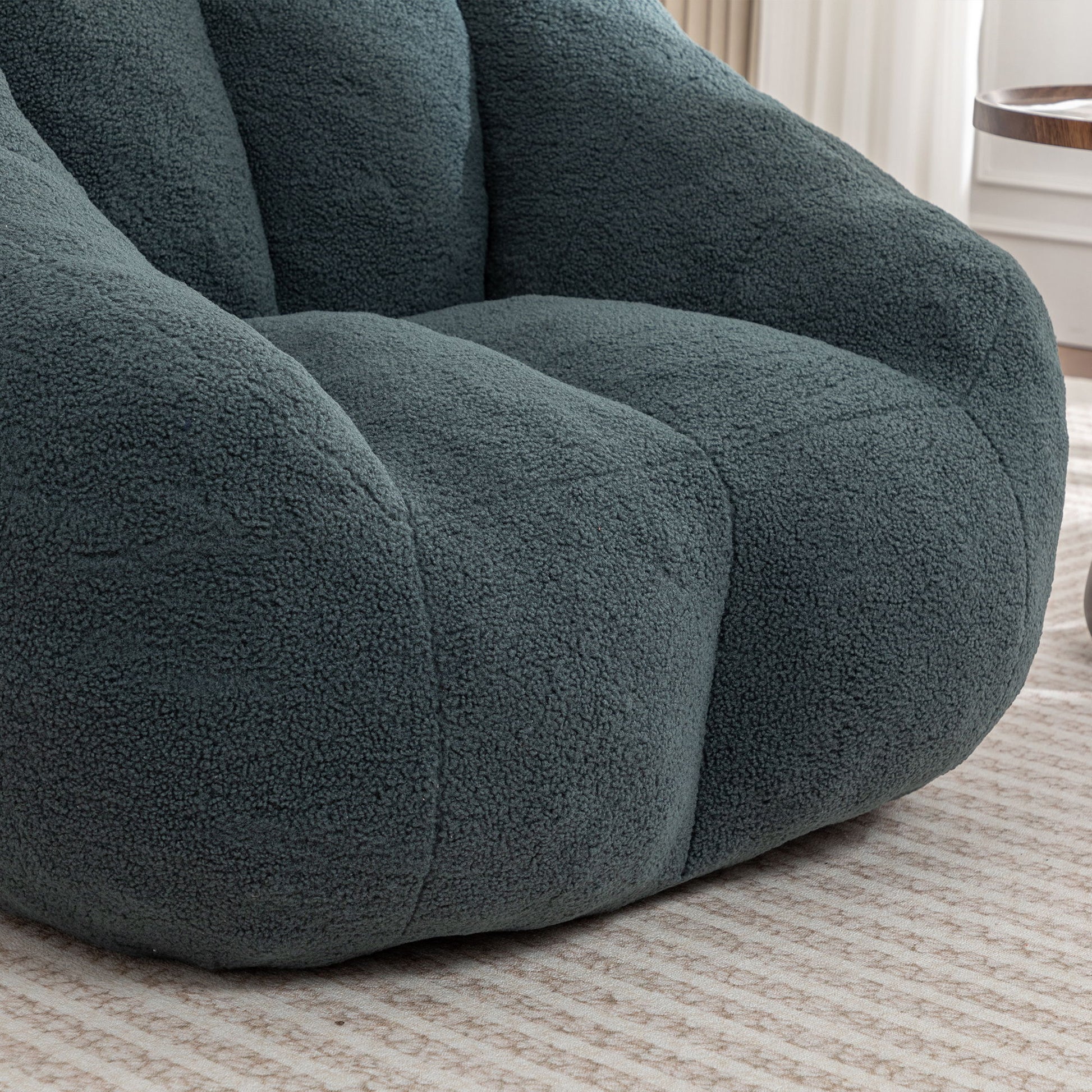 Comfy Bean Bag Chair With Memory Foam Filler, Tufted Soft - Best Buy Furniture