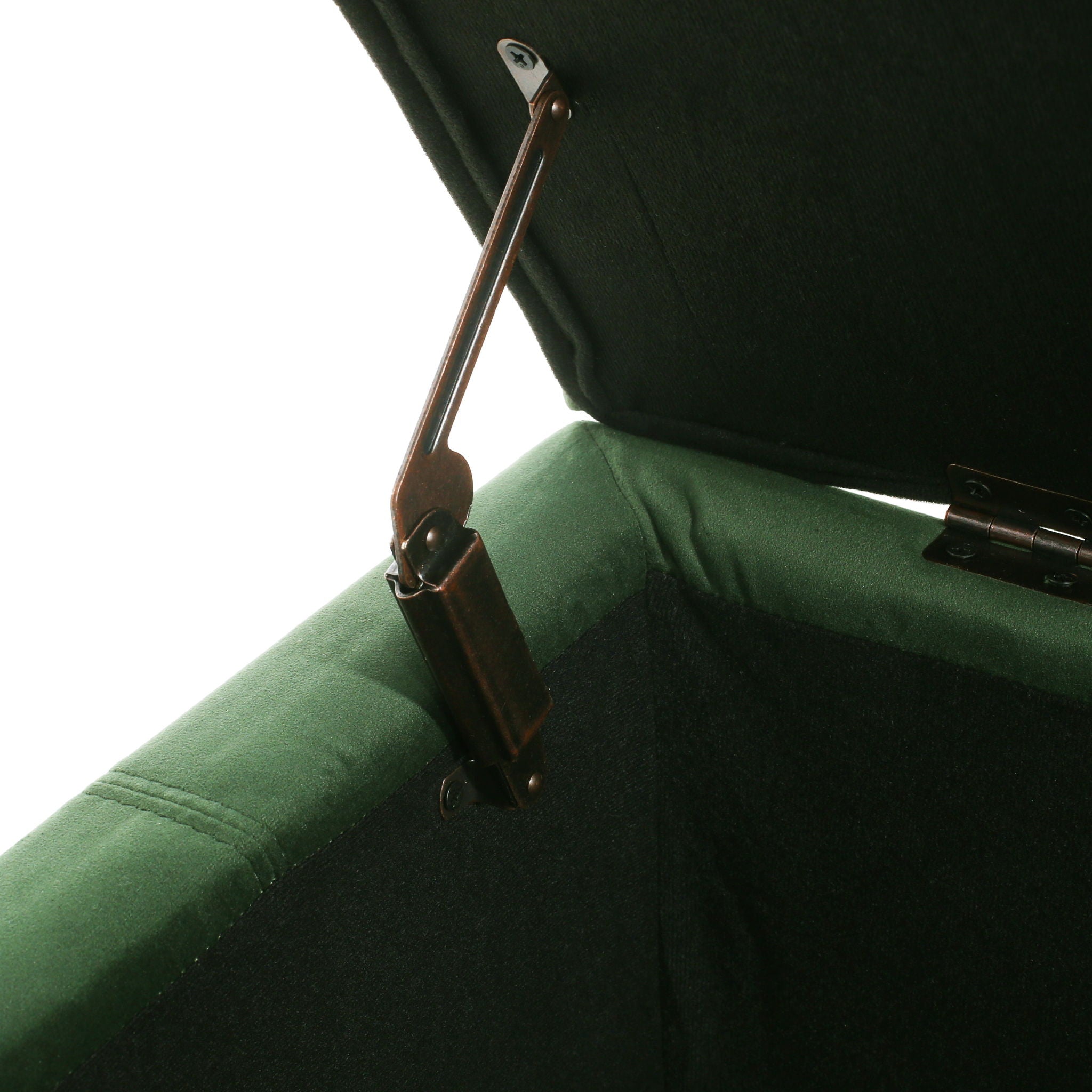 Glouster - Storage Ottoman - Retro Green