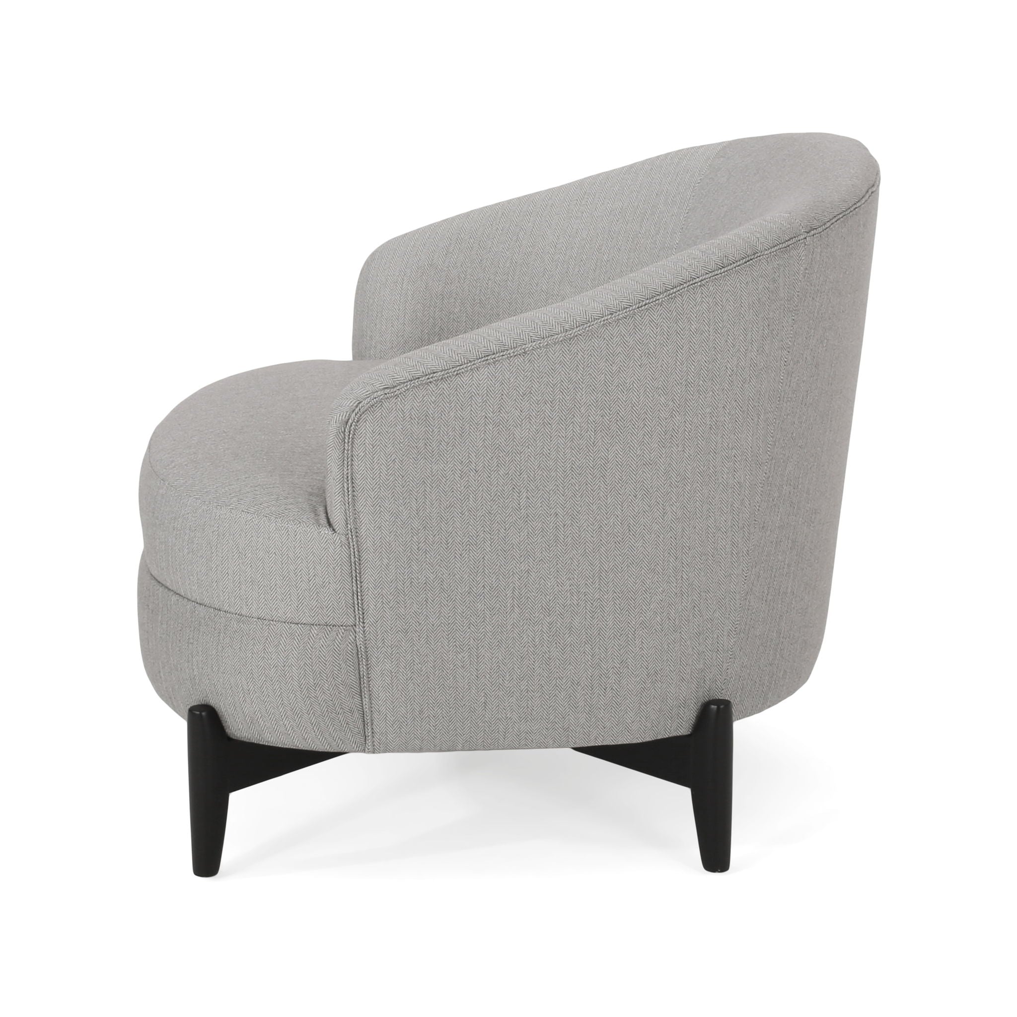 Elegant Barrel Style Club Chair