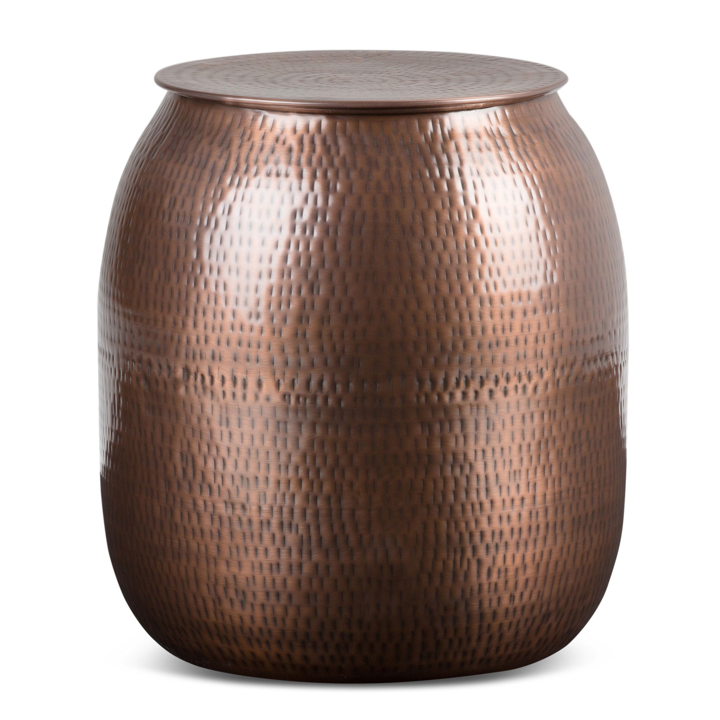 Griffen - Handcrafted Metal Storage Accent Table - Best Buy Furniture