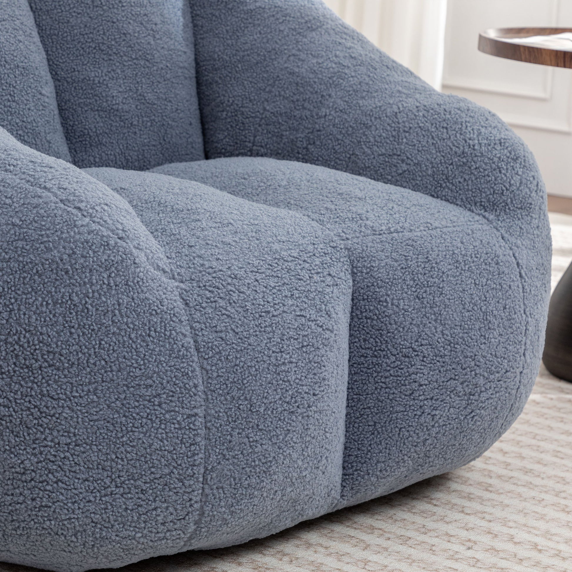 Comfy Bean Bag Chair With Memory Foam Filler, Tufted Soft - Best Buy Furniture