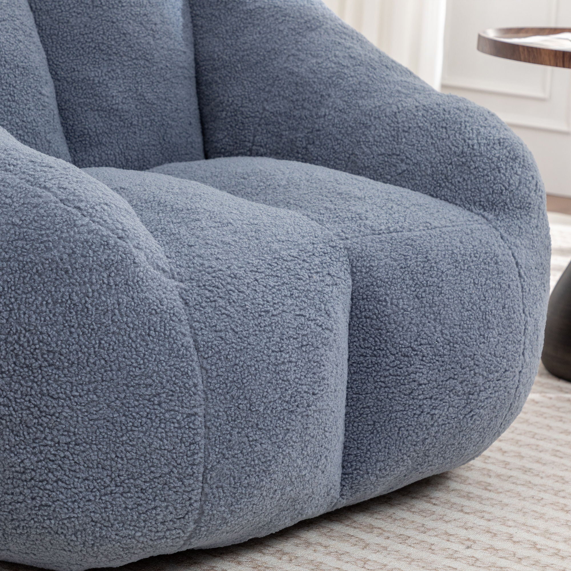Comfy Bean Bag Chair With Memory Foam Filler, Tufted Soft - Best Buy Furniture