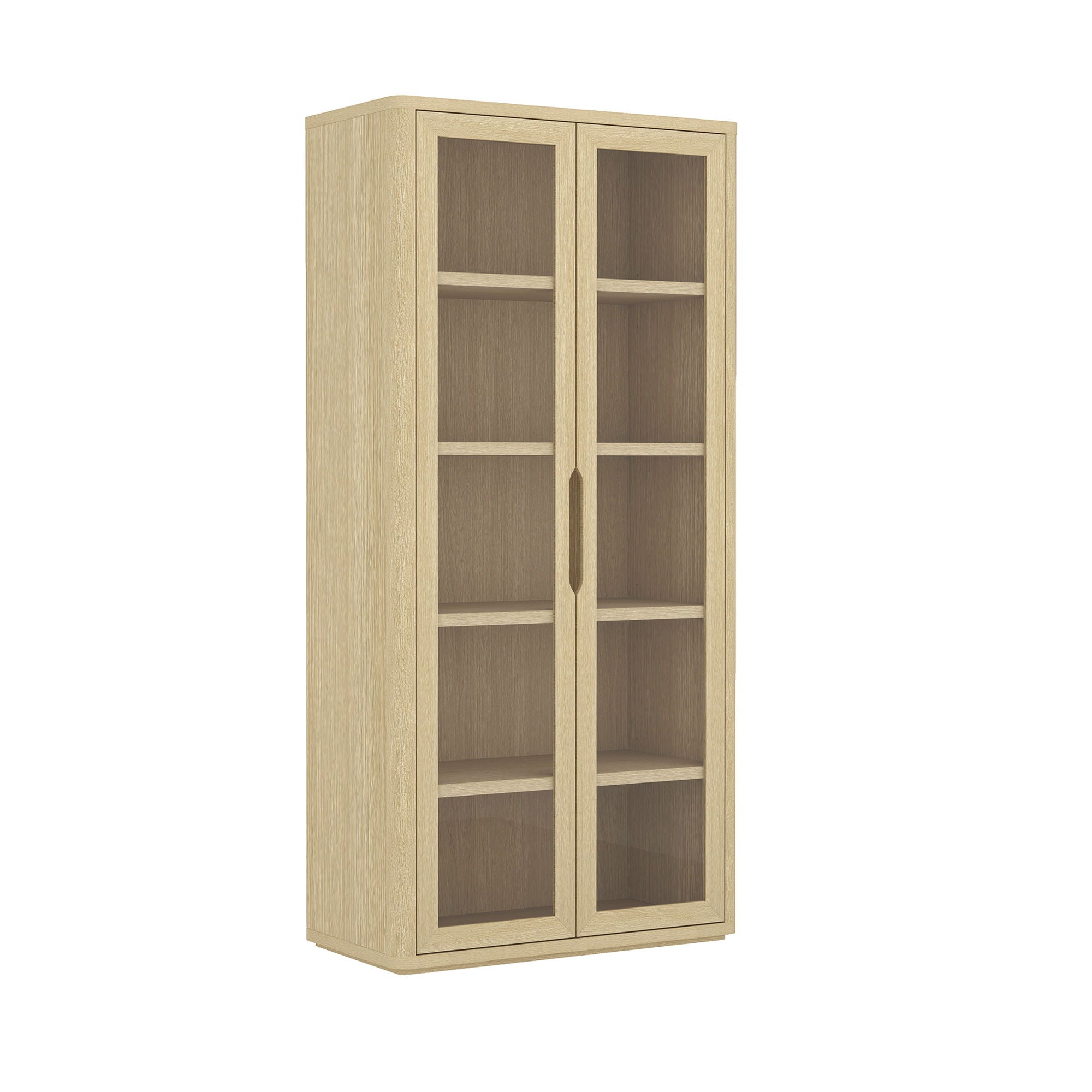 Rivington - Bookcase Cabinet With Glass Doors