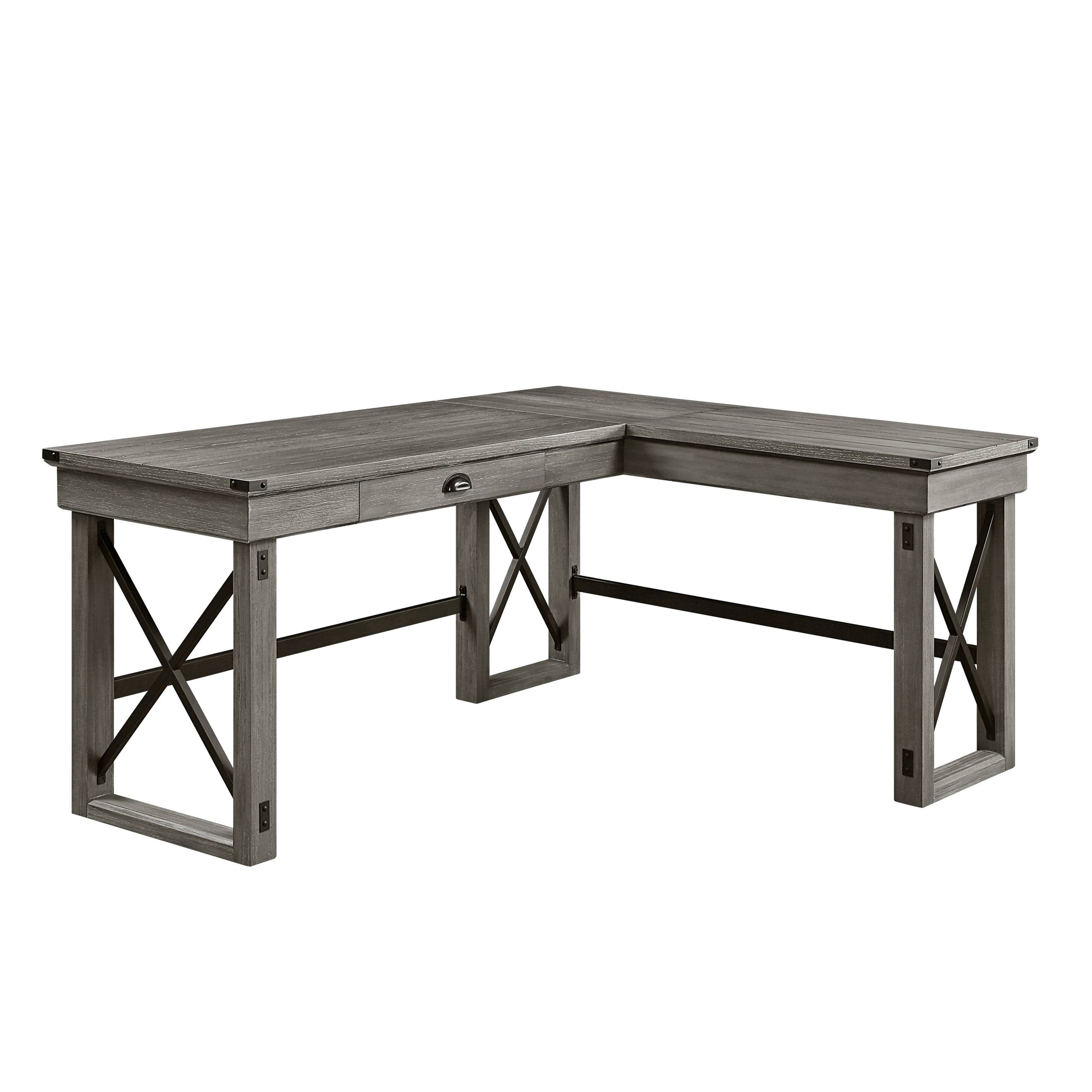 Talmar - Marble Top Weathered Writing Desk With Lift Top - Best Buy Furniture