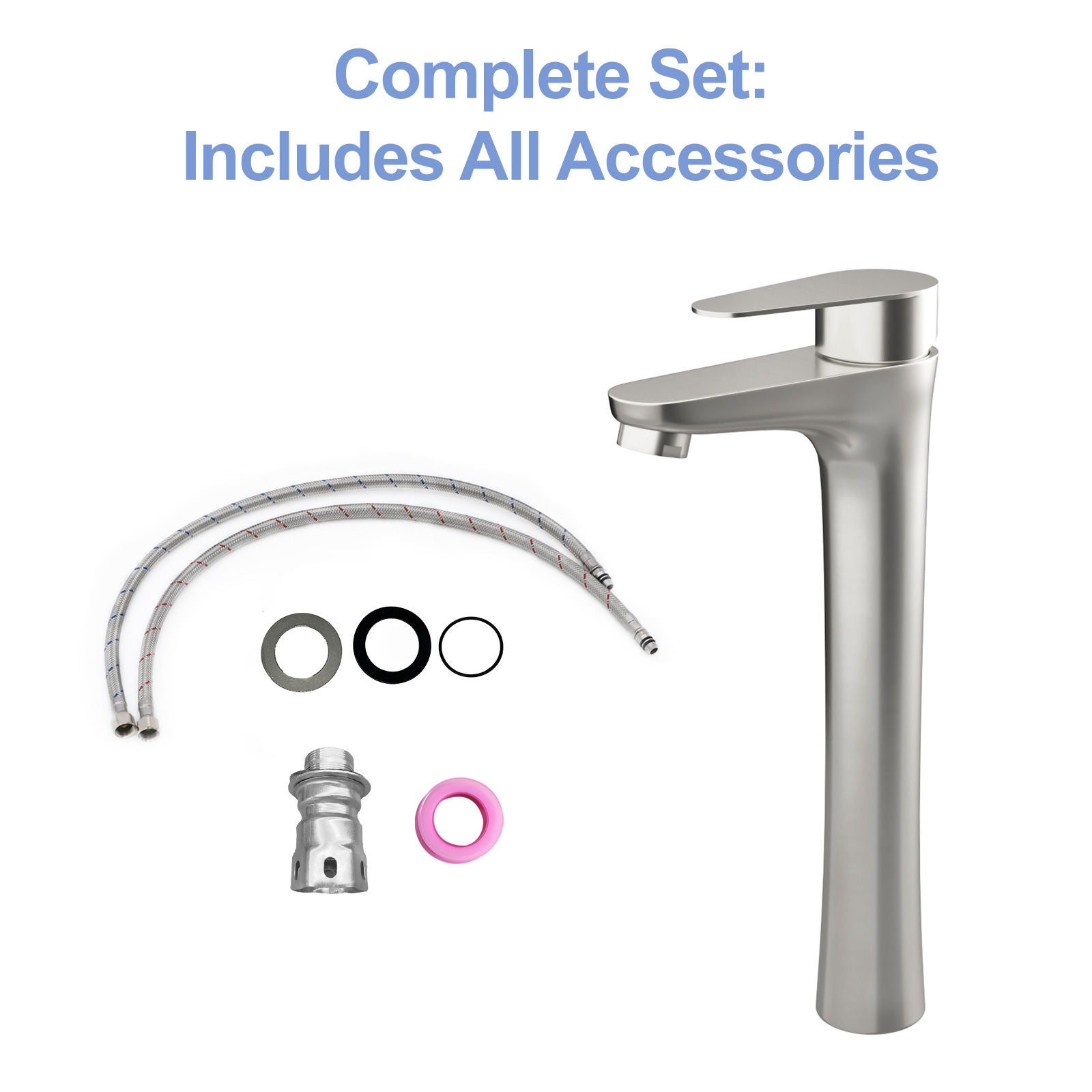 Single Handle Vessel Sink Faucet