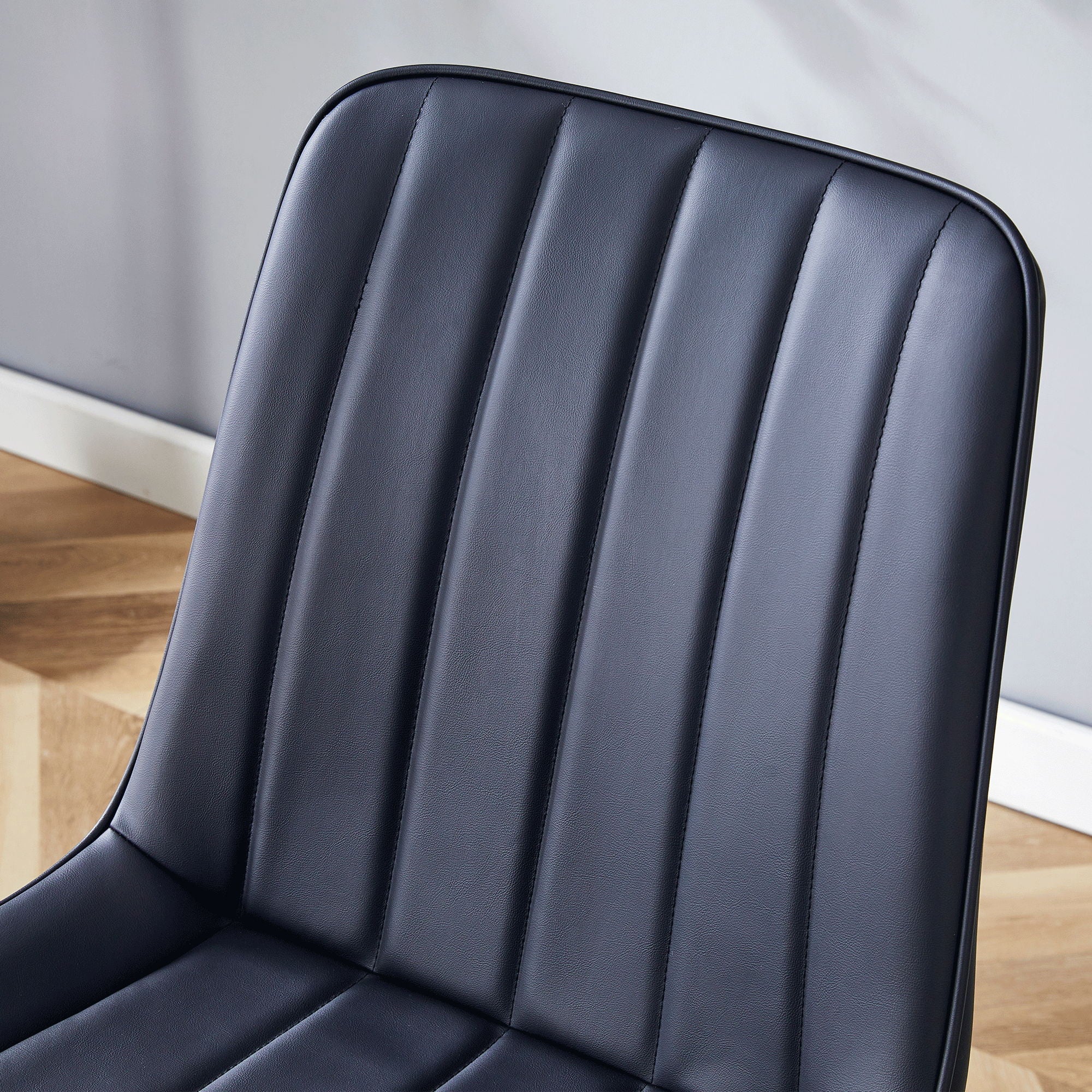 Modern Style Extended Seat Cushion Dining Chair Set