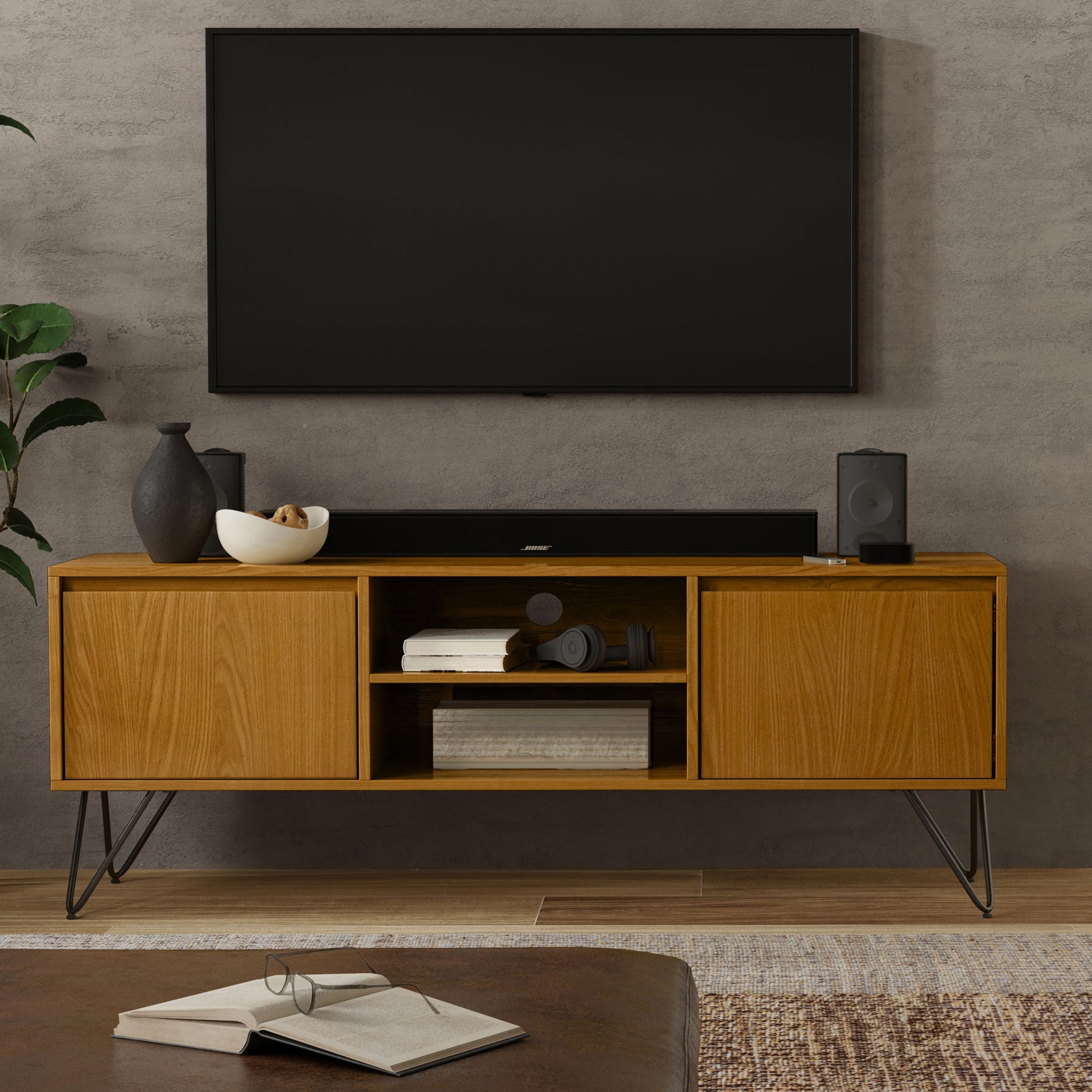 Hunter - Handcrafted TV Media Stand - Best Buy Furniture