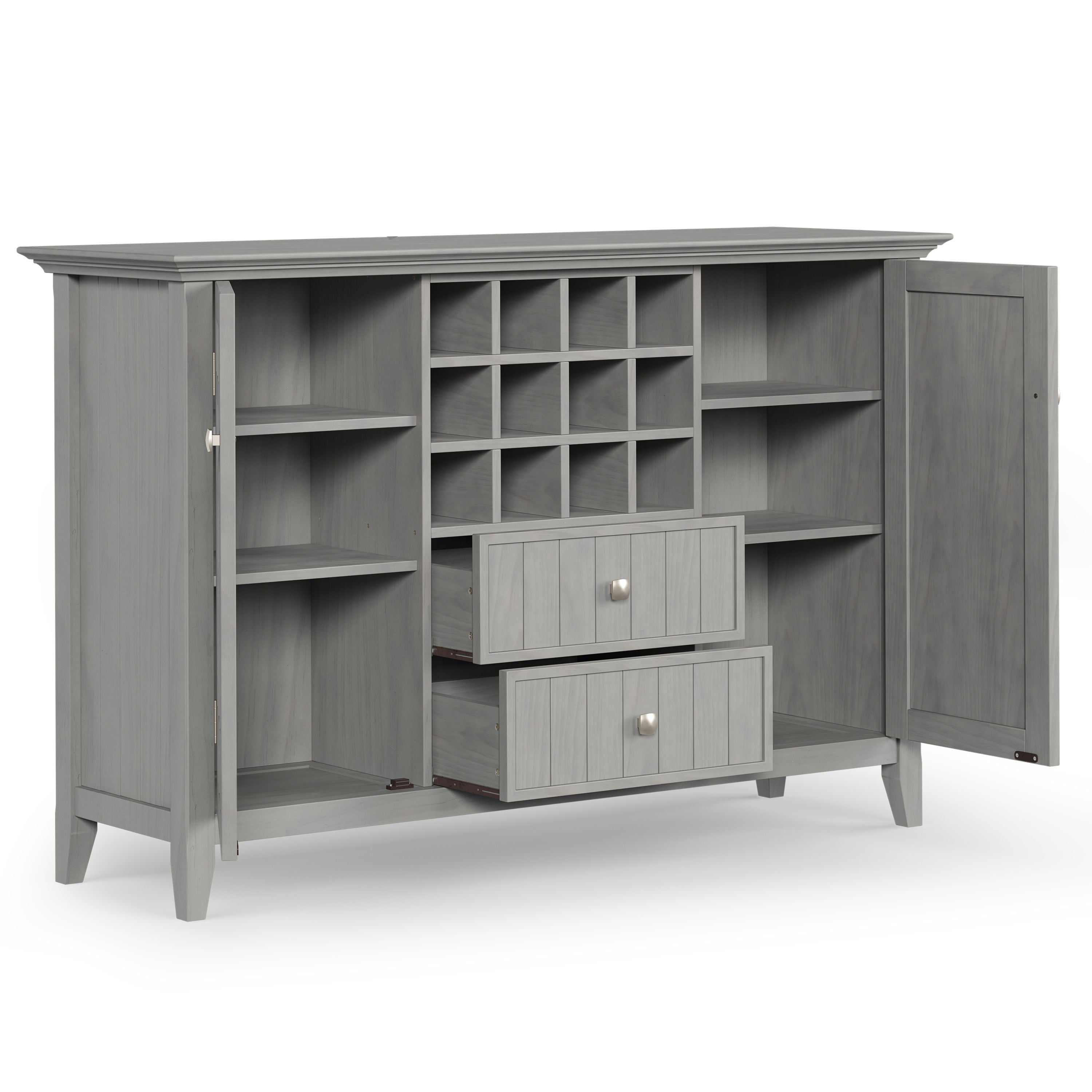 Bedford - Sideboard Buffet And Wine Rack - Best Buy Furniture