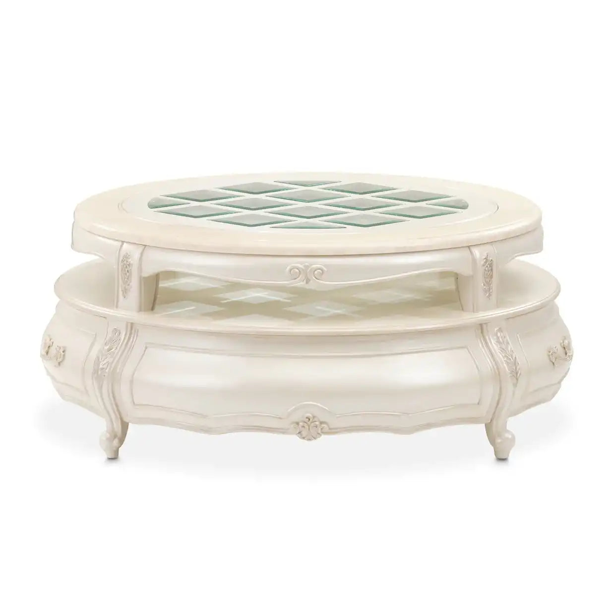 Lavelle - Round Cocktail Table - Classic Pearl