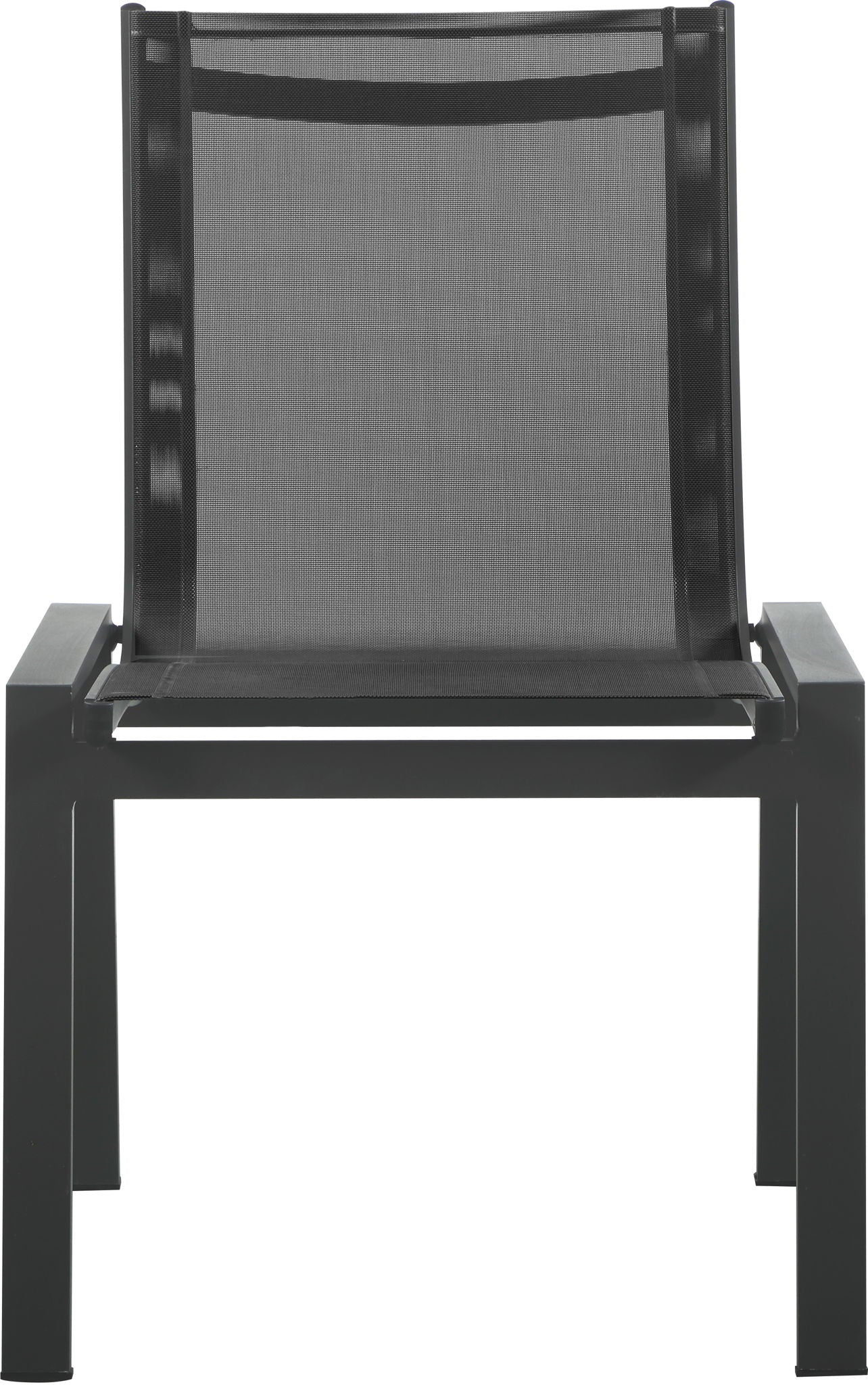 Nizuc - Outdoor Patio Dining Chair With Gray Frame (Set of 2)