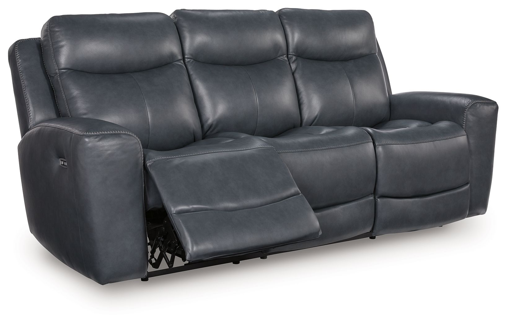Next Move - Power Reclining Sofa With Adjustable Headrest - Best Buy Furniture