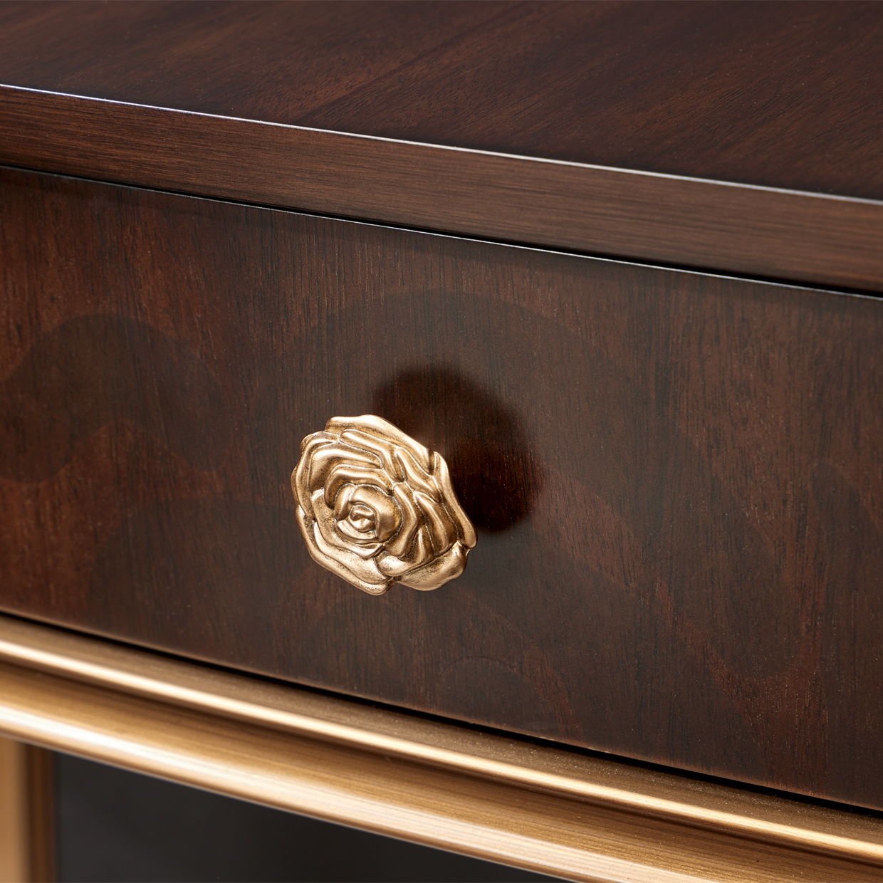 Camellia Field - Wood Vanity Desk