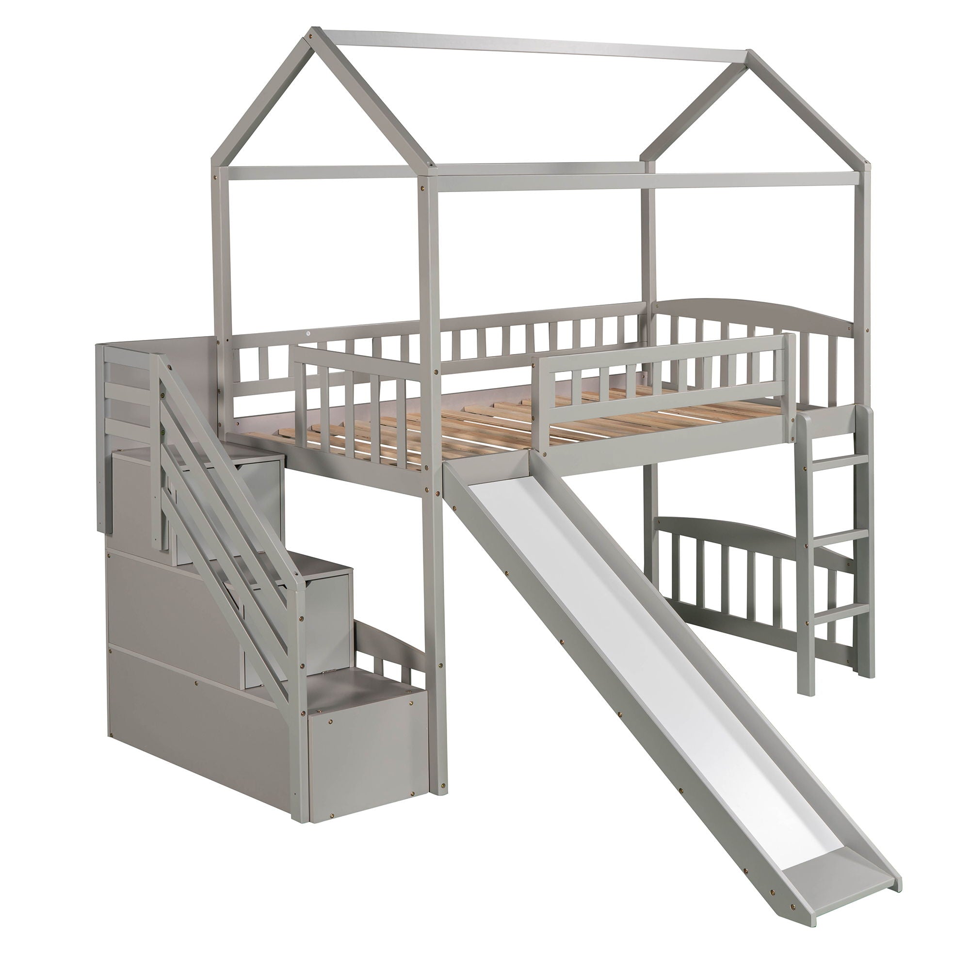 House Bed With 2 Drawers And Slide