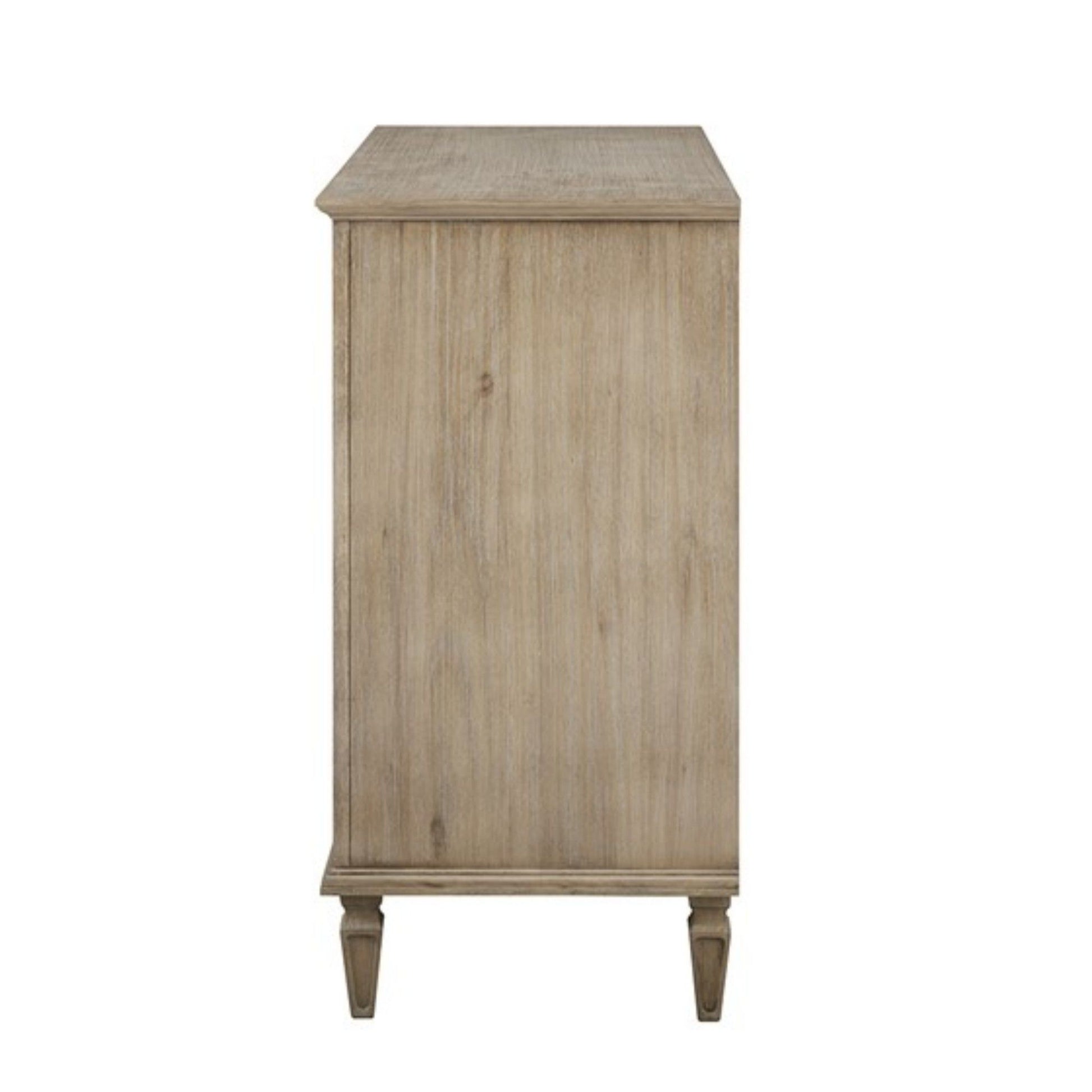 French Inspired Small Dresser - Wire Brushed Light Natural - Best Buy Furniture