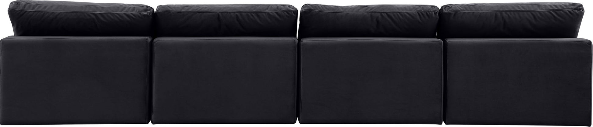 Comfy - Velvet Modular Armless Sofa 4 Seats - Best Buy Furniture