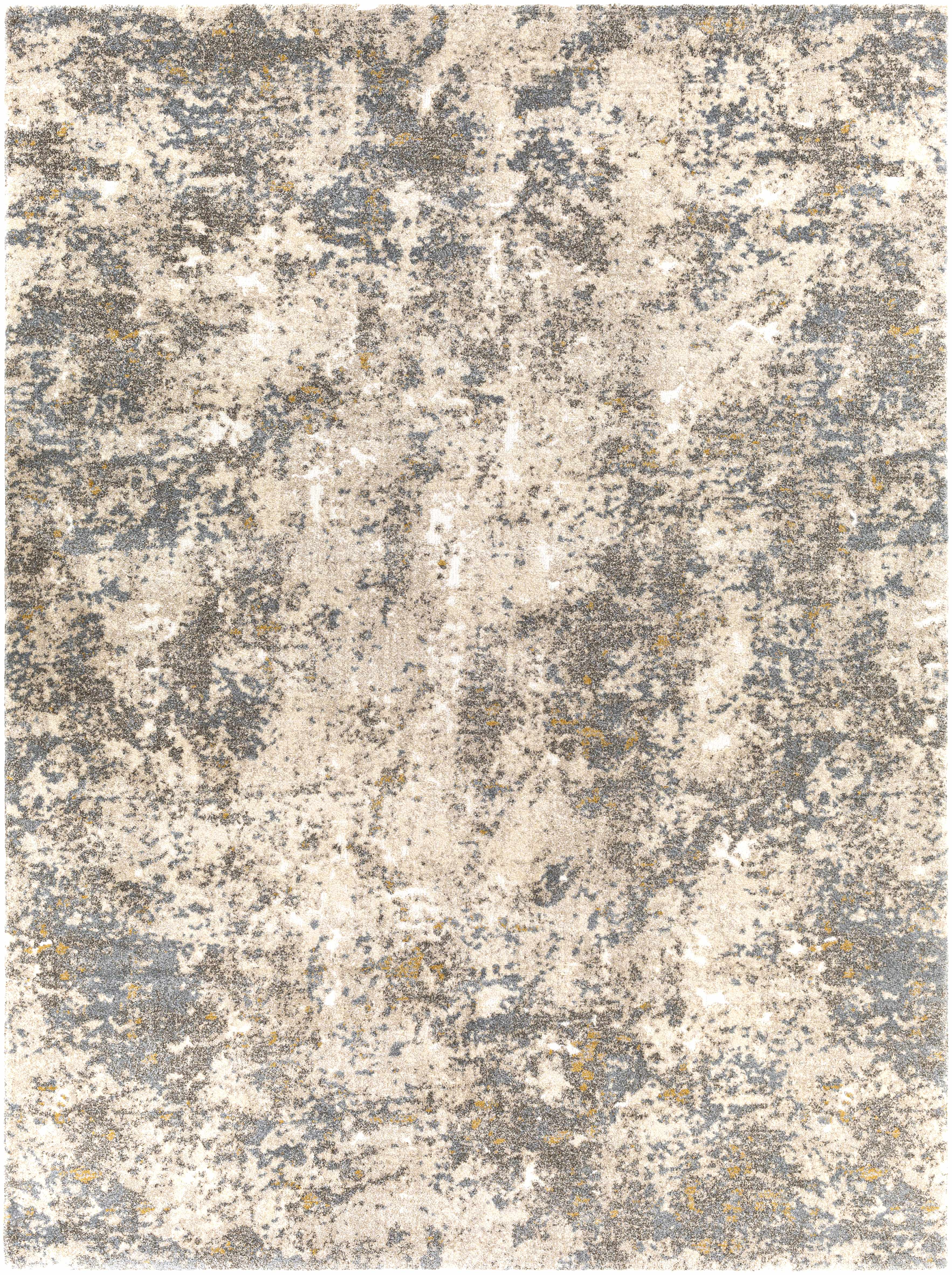 Alabaster Abstract Thick Luxe Rug