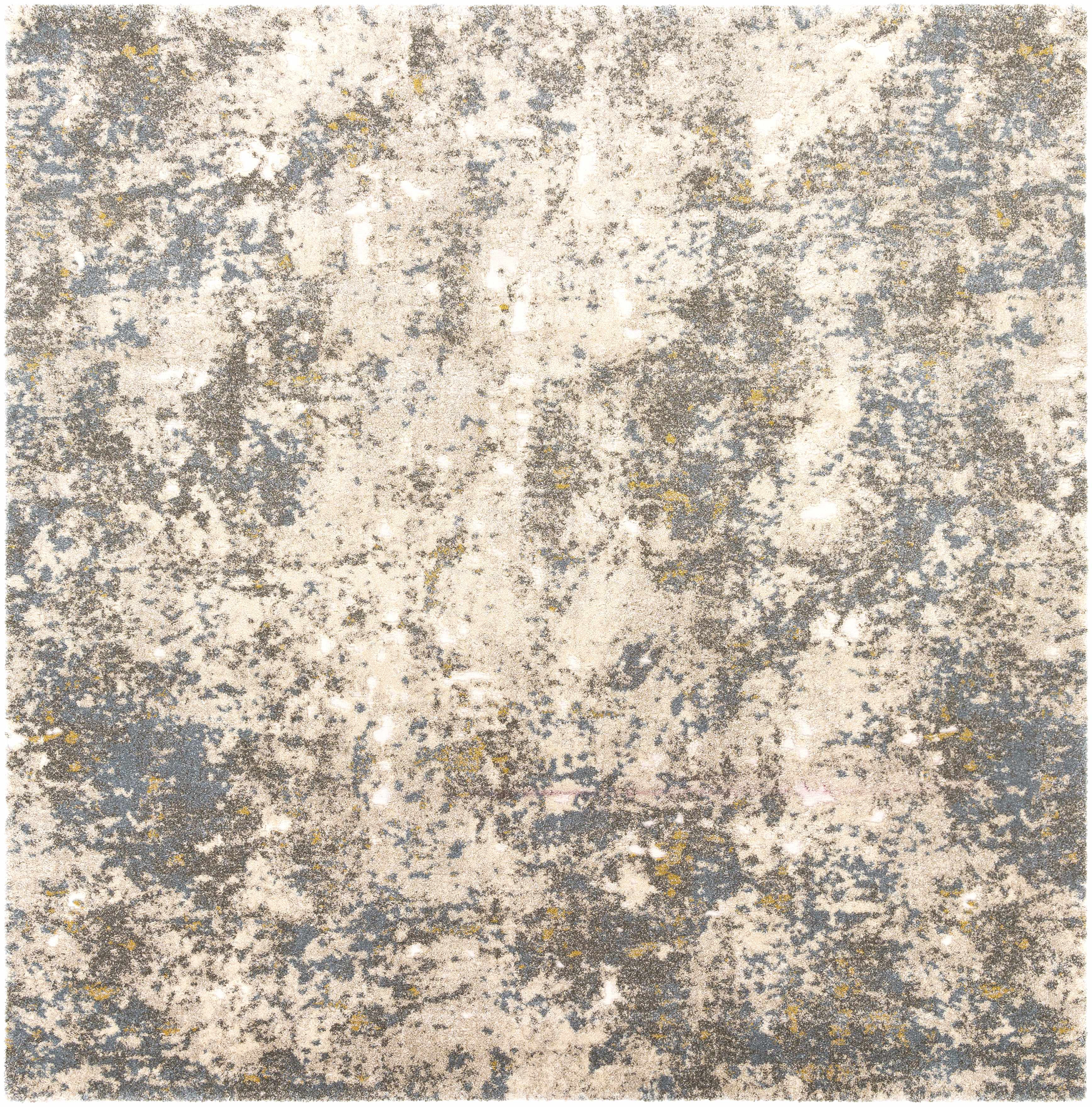 Alabaster Abstract Thick Luxe Rug