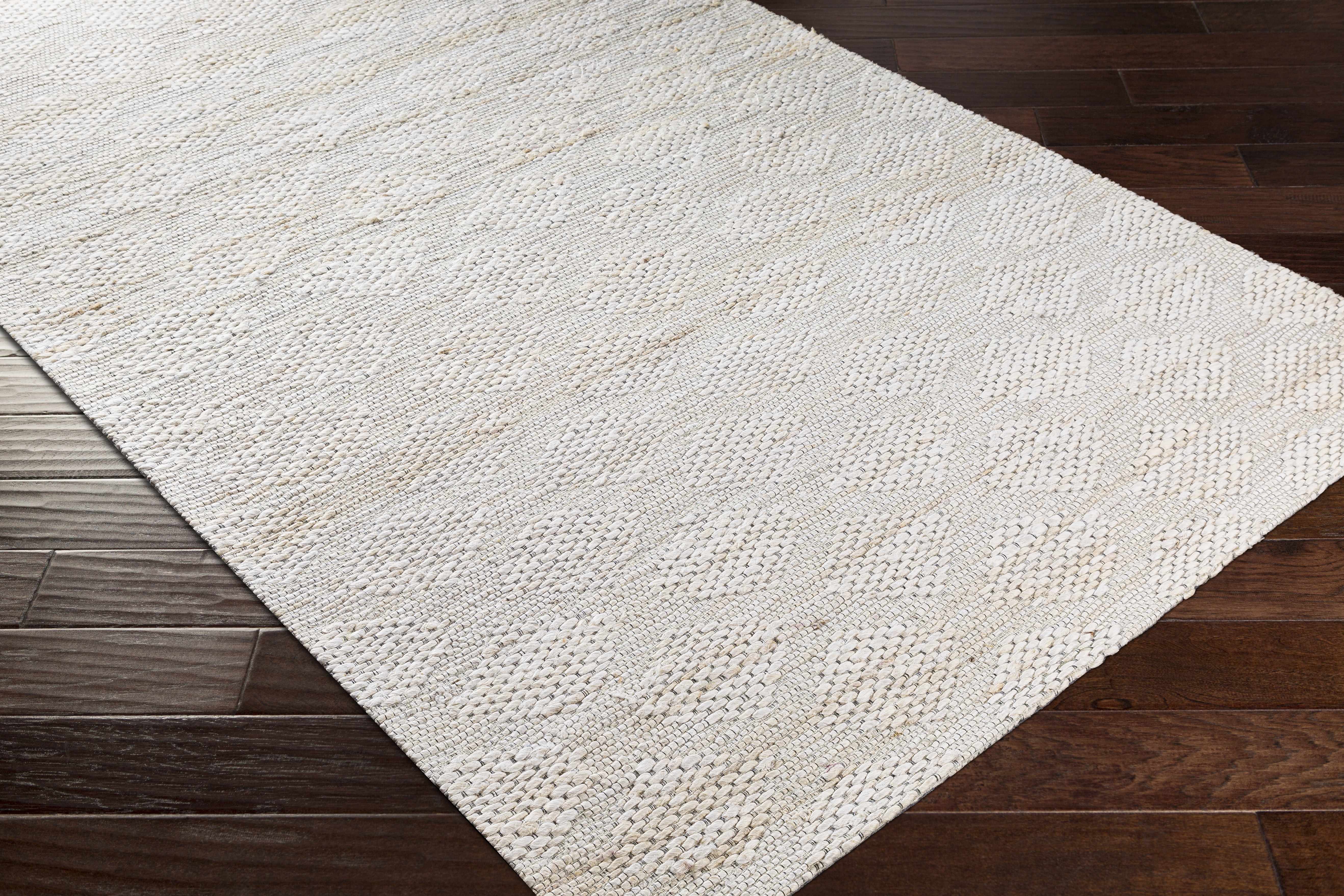 Angaston Beige Hand-Woven Jute Rug