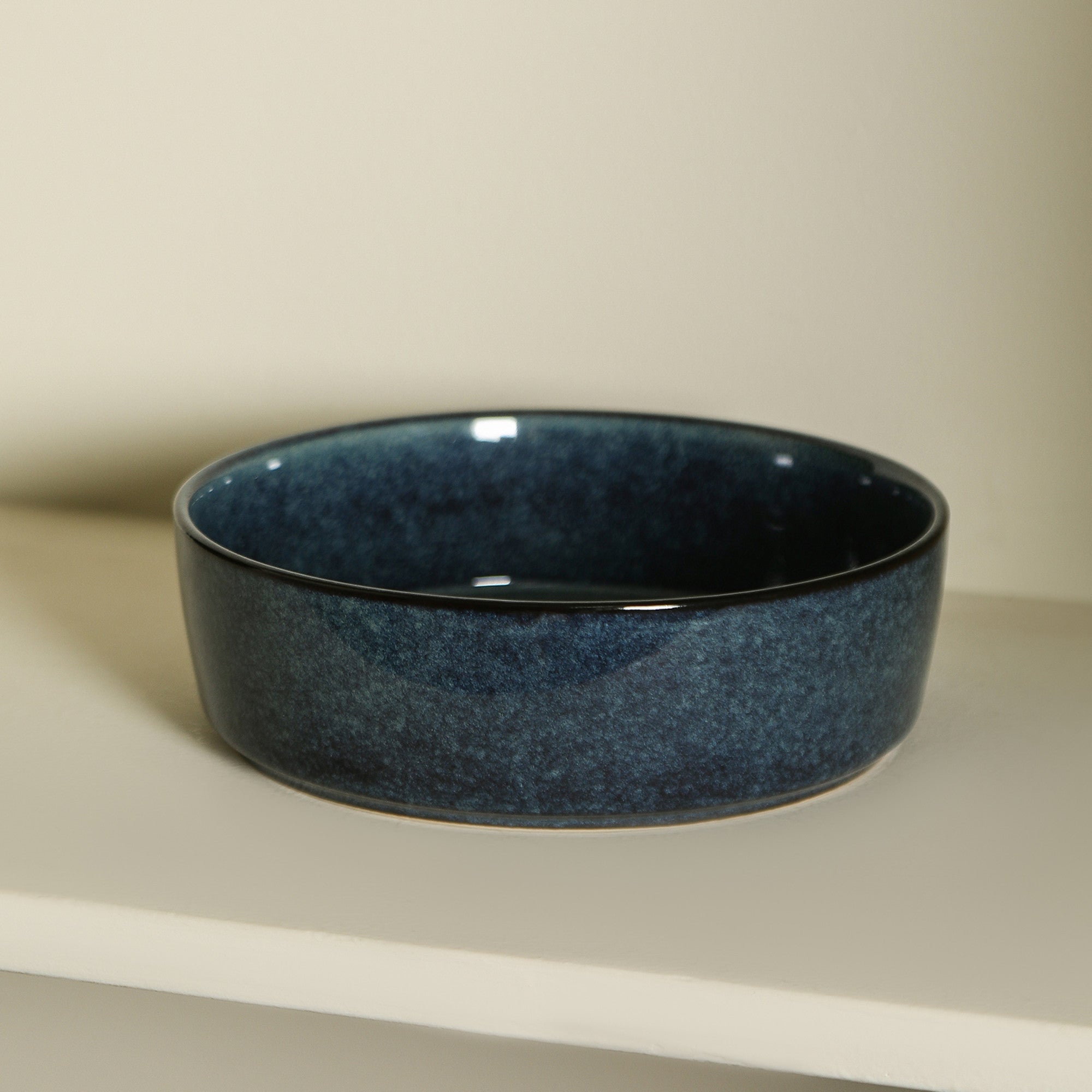 Eden Stoneware  Pasta Bowl - Dark Blue
