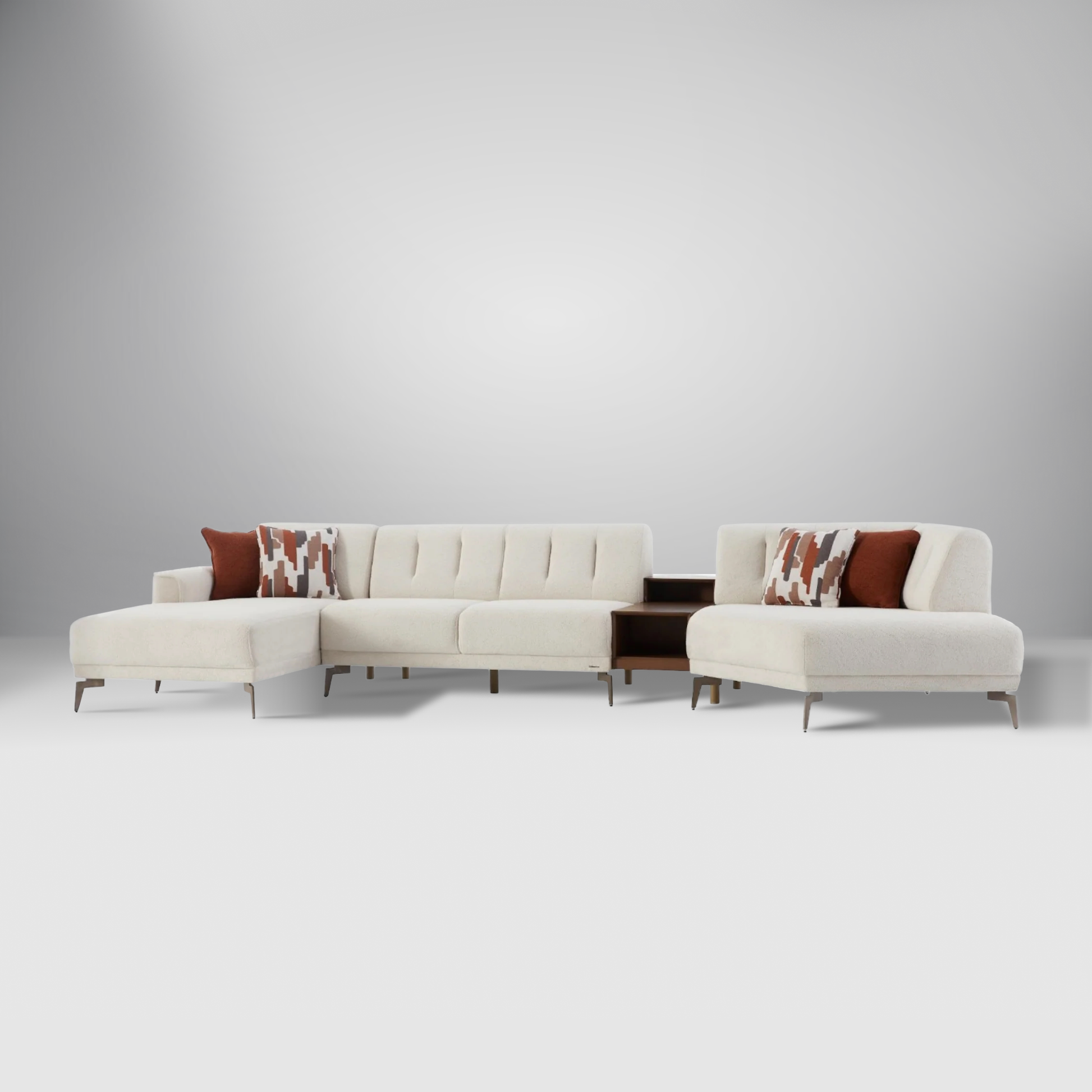 Atlanta sleeper sectional featuring a sleek modern design and high-quality materials