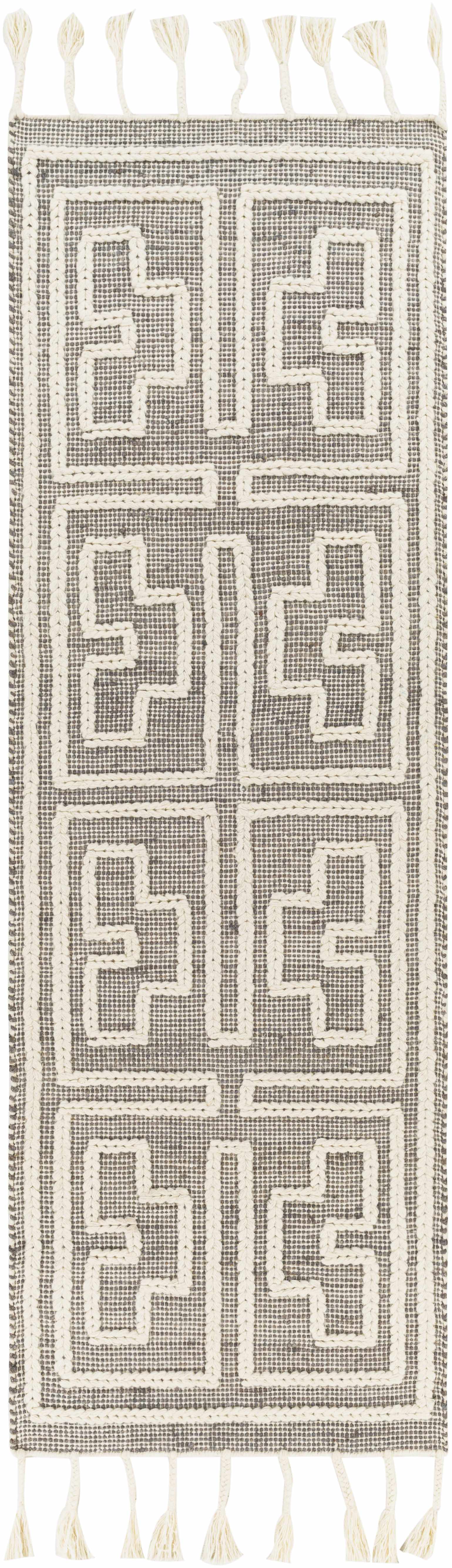 Azra Tasseled Jute&Wool Rug