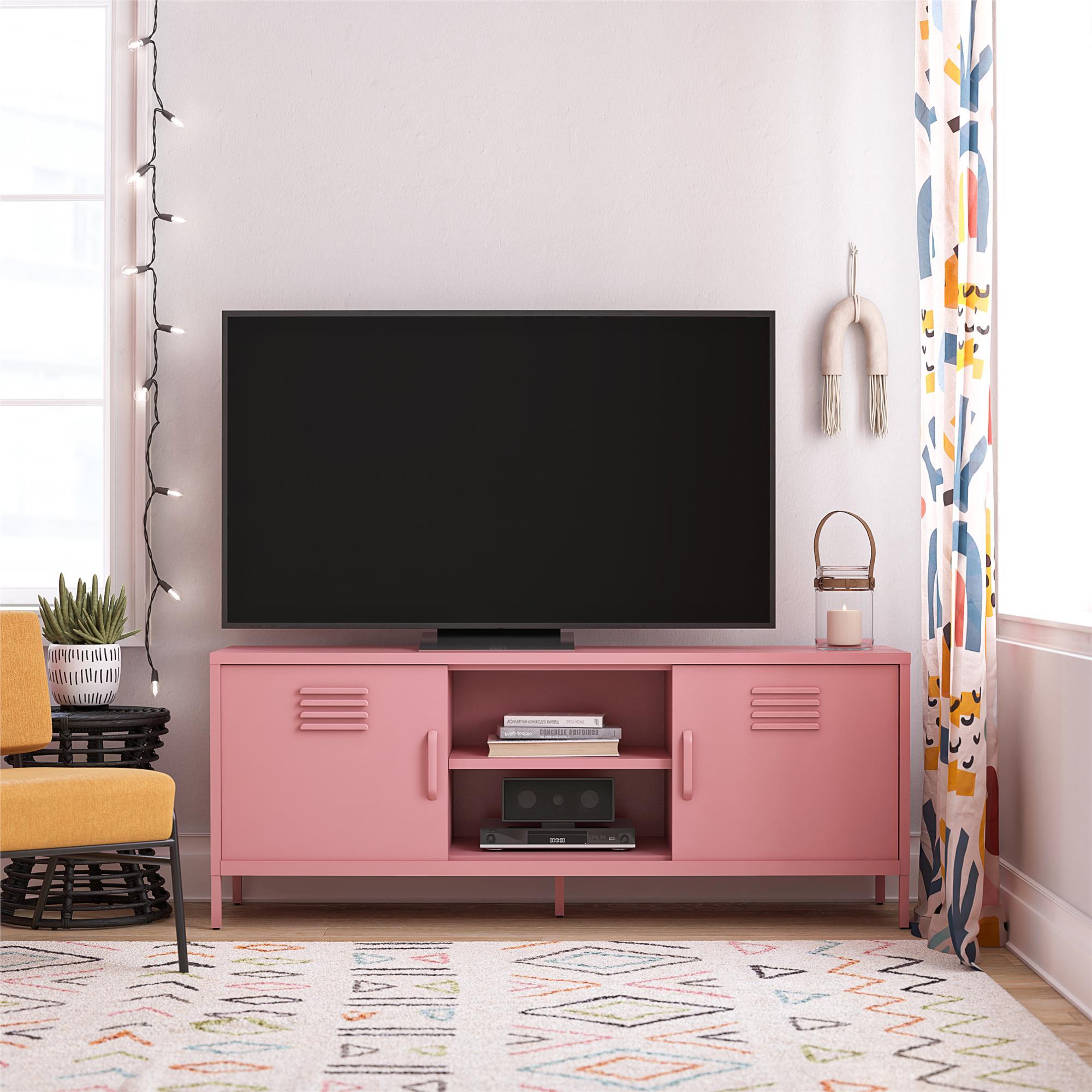 Cache - Locker Style TV Stand For TVs Up To 65" - Pink